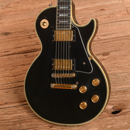 Gibson Les Paul Custom Ebony Refin 1990 Electric Guitars / Solid Body