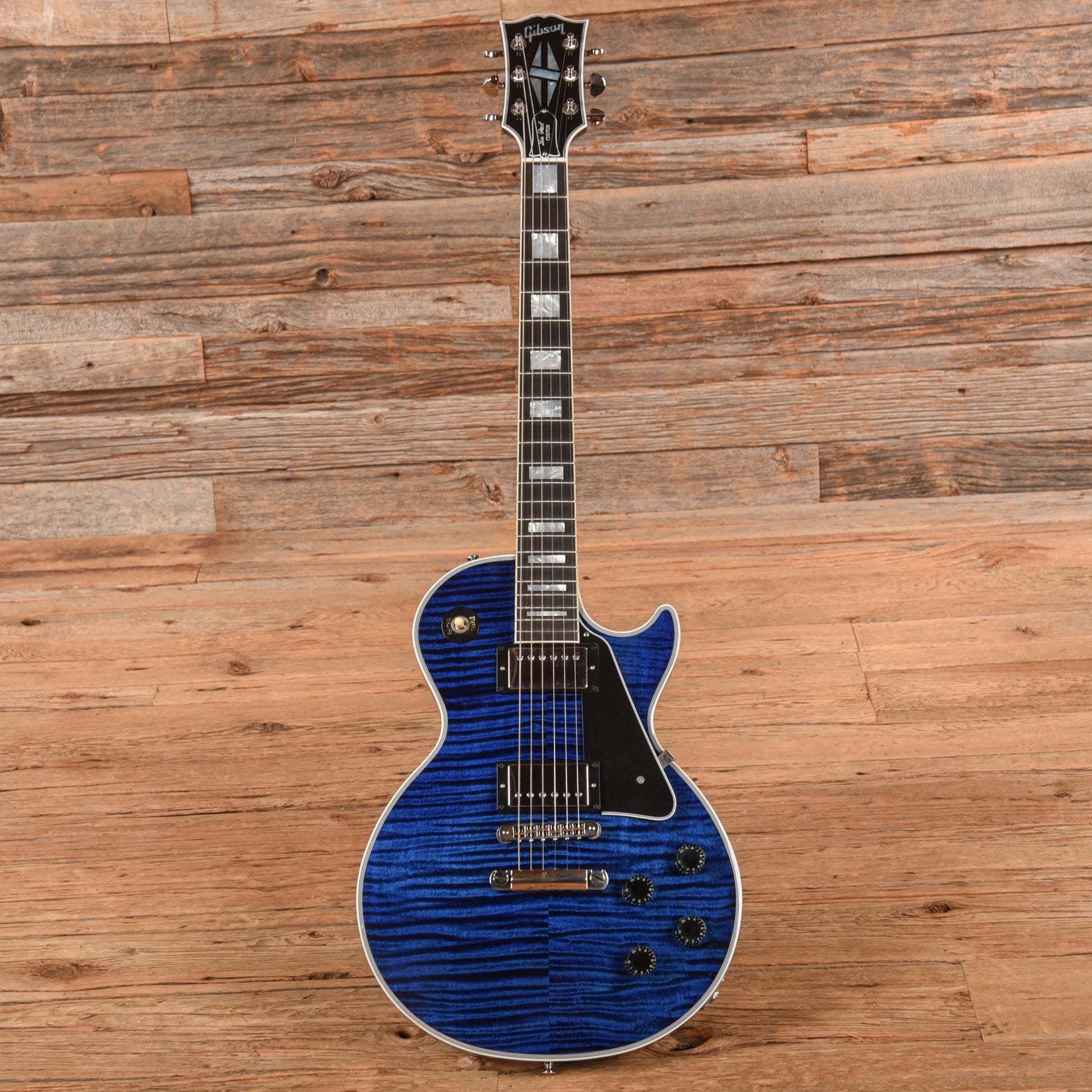Gibson Les Paul Custom Figured Blue 2024 Electric Guitars / Solid Body