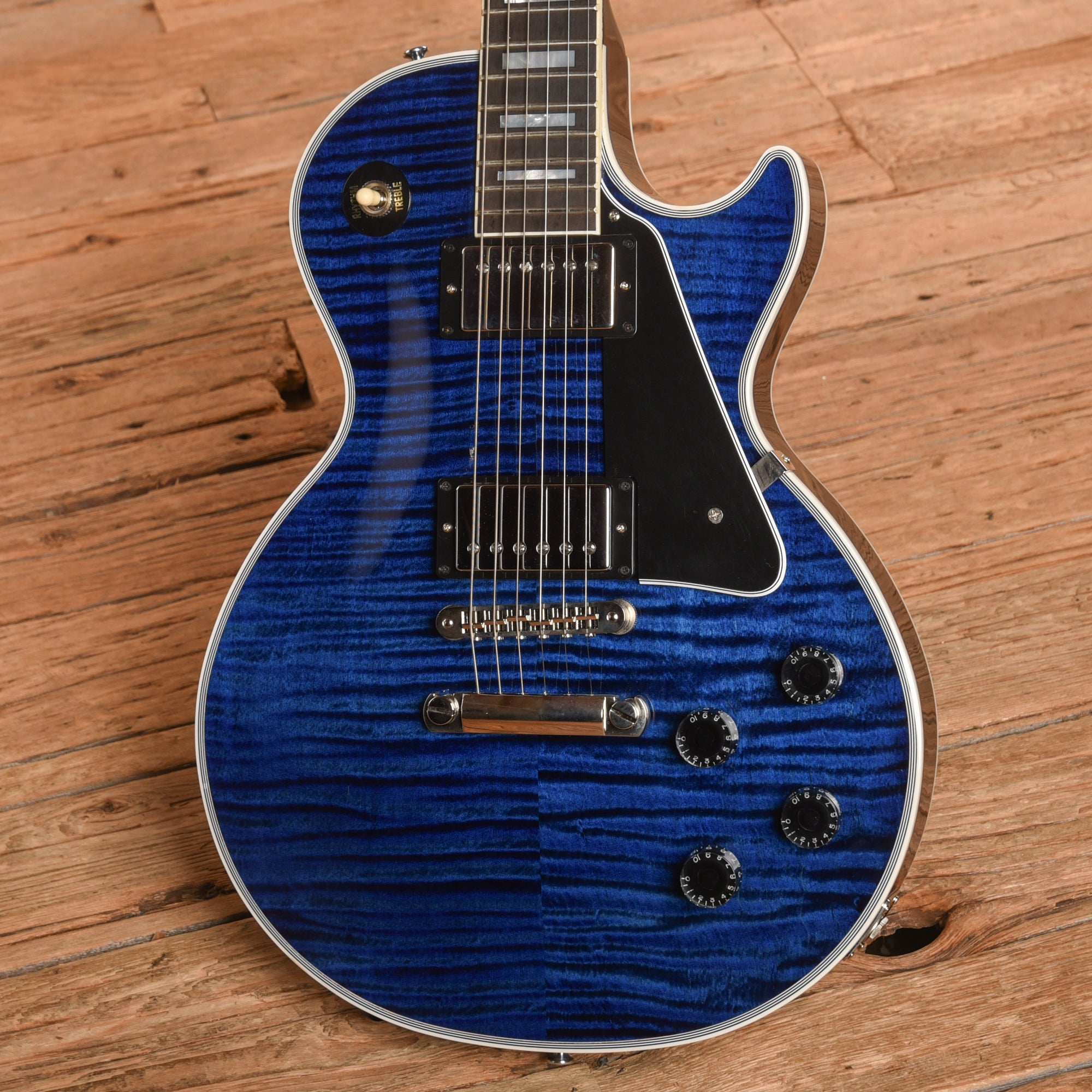 Gibson Les Paul Custom Type ブルーバースト Gibson Les Paul Custom Figured Blue 2024 – Chicago Music Exchange