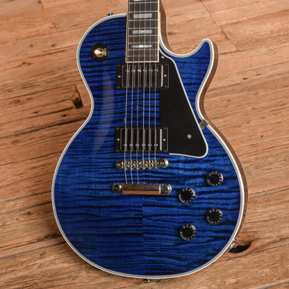 Gibson Les Paul Custom Figured Blue 2024 Electric Guitars / Solid Body