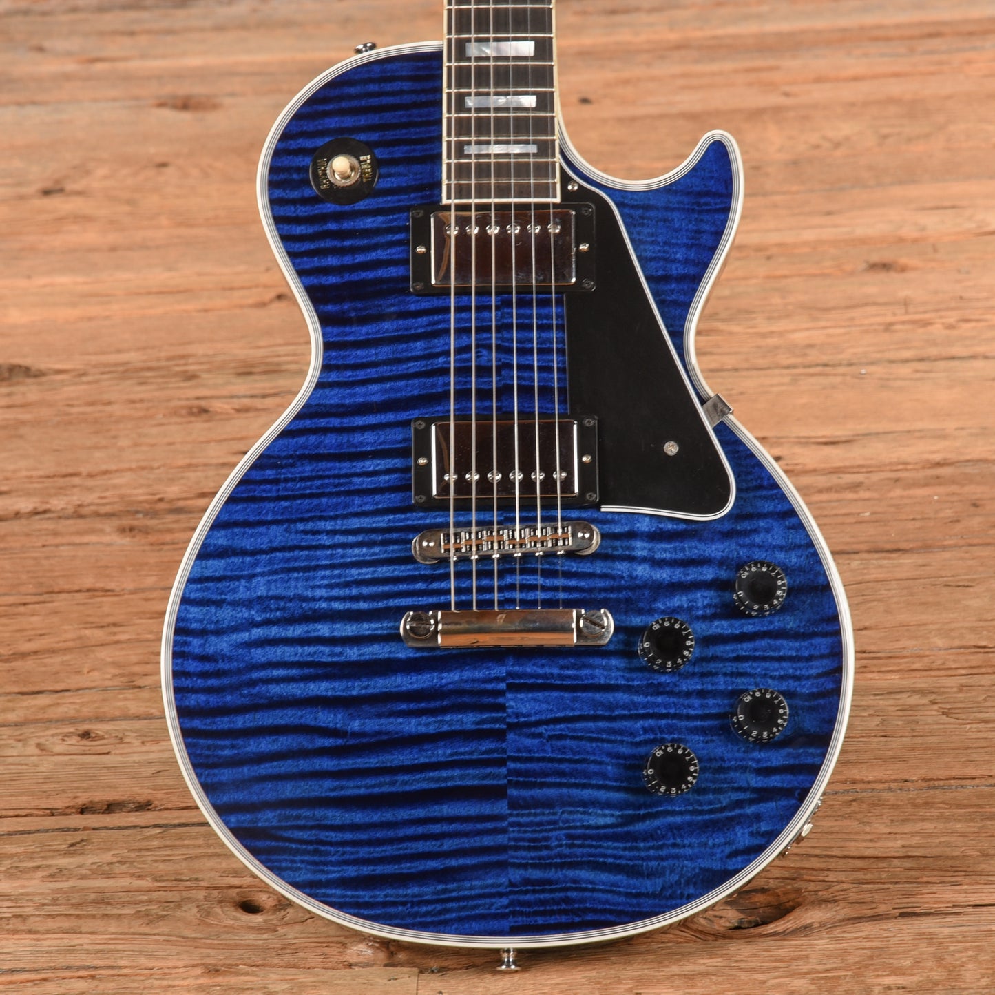 Gibson Les Paul Custom Figured Blue 2024 Electric Guitars / Solid Body
