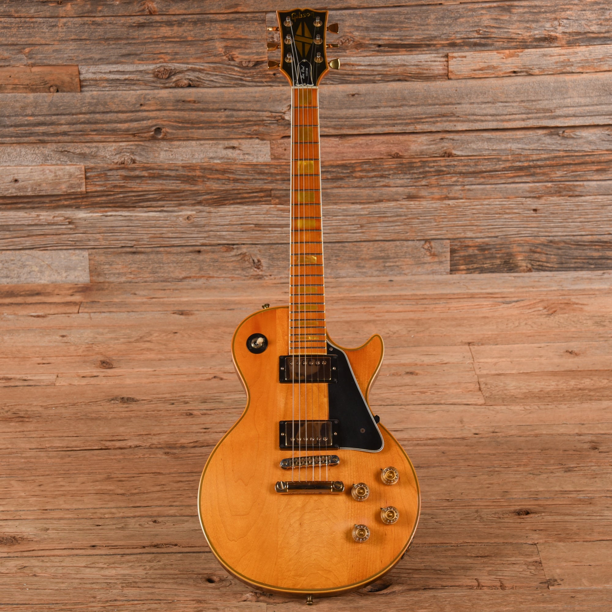 Gibson Les Paul Custom Natural 1978 Electric Guitars / Solid Body
