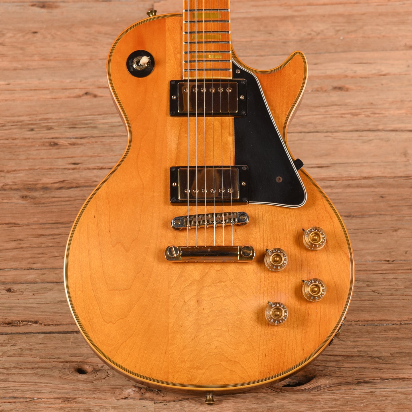 Gibson Les Paul Custom Natural 1978 Electric Guitars / Solid Body