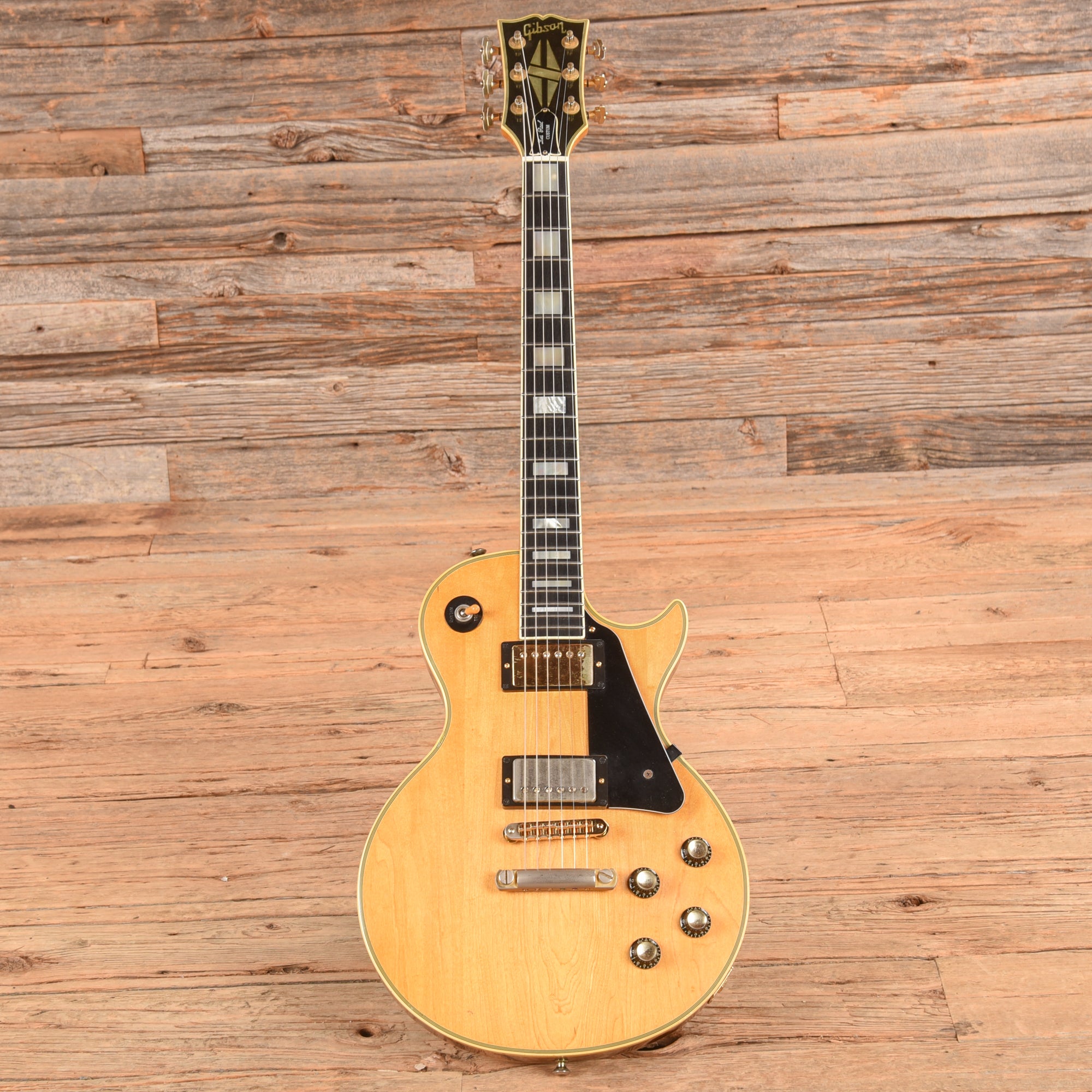 Gibson Les Paul Custom Natural 1979 Electric Guitars / Solid Body