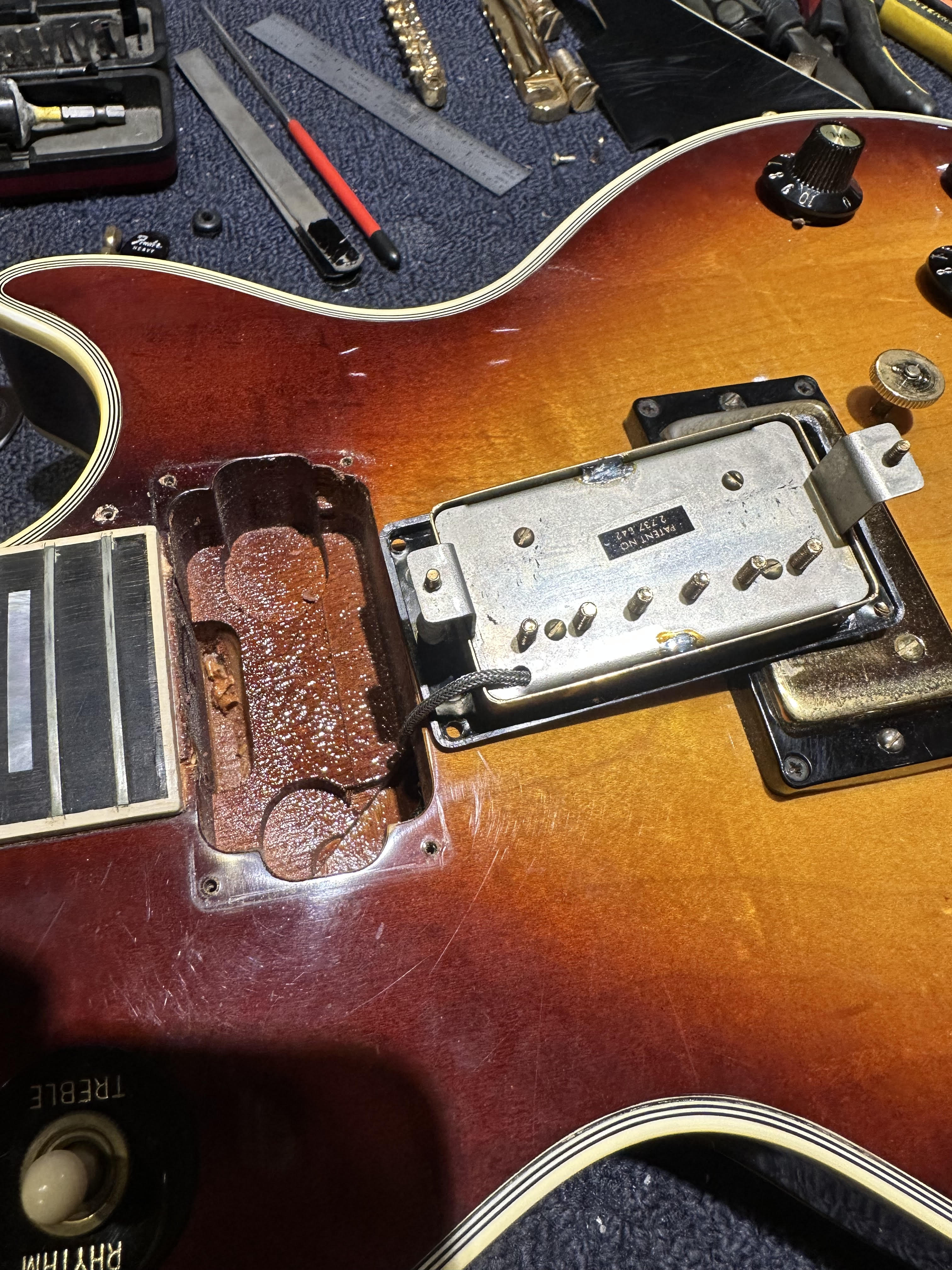 Gibson Les Paul Custom Sunburst 1973 Electric Guitars / Solid Body