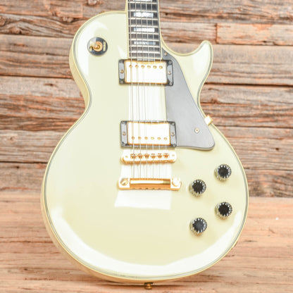 Gibson Les Paul Custom White 1989 Electric Guitars / Solid Body