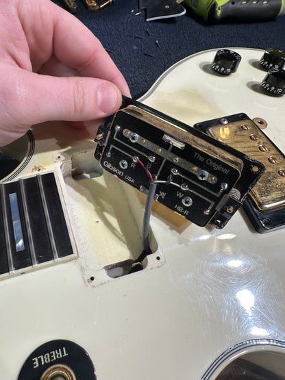 Gibson Les Paul Custom White 1989 Electric Guitars / Solid Body