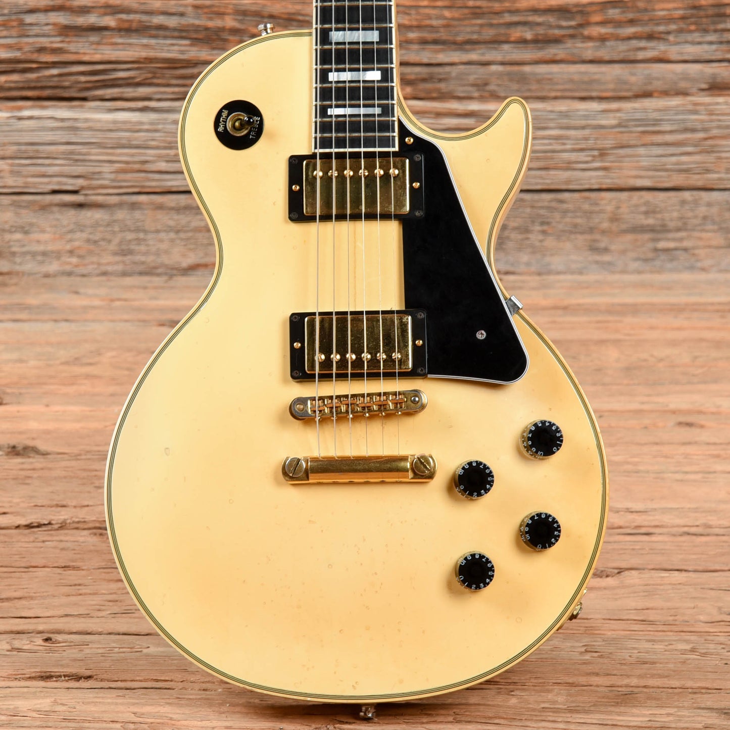Gibson Les Paul Custom White 1989 Electric Guitars / Solid Body
