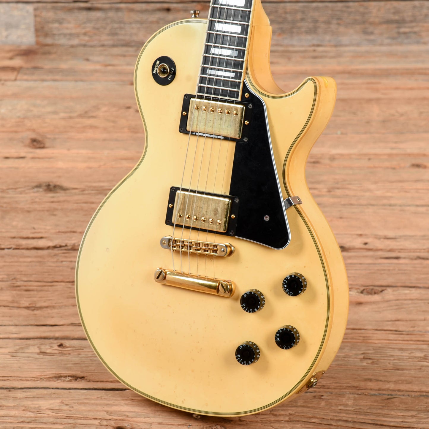 Gibson Les Paul Custom White 1989 Electric Guitars / Solid Body