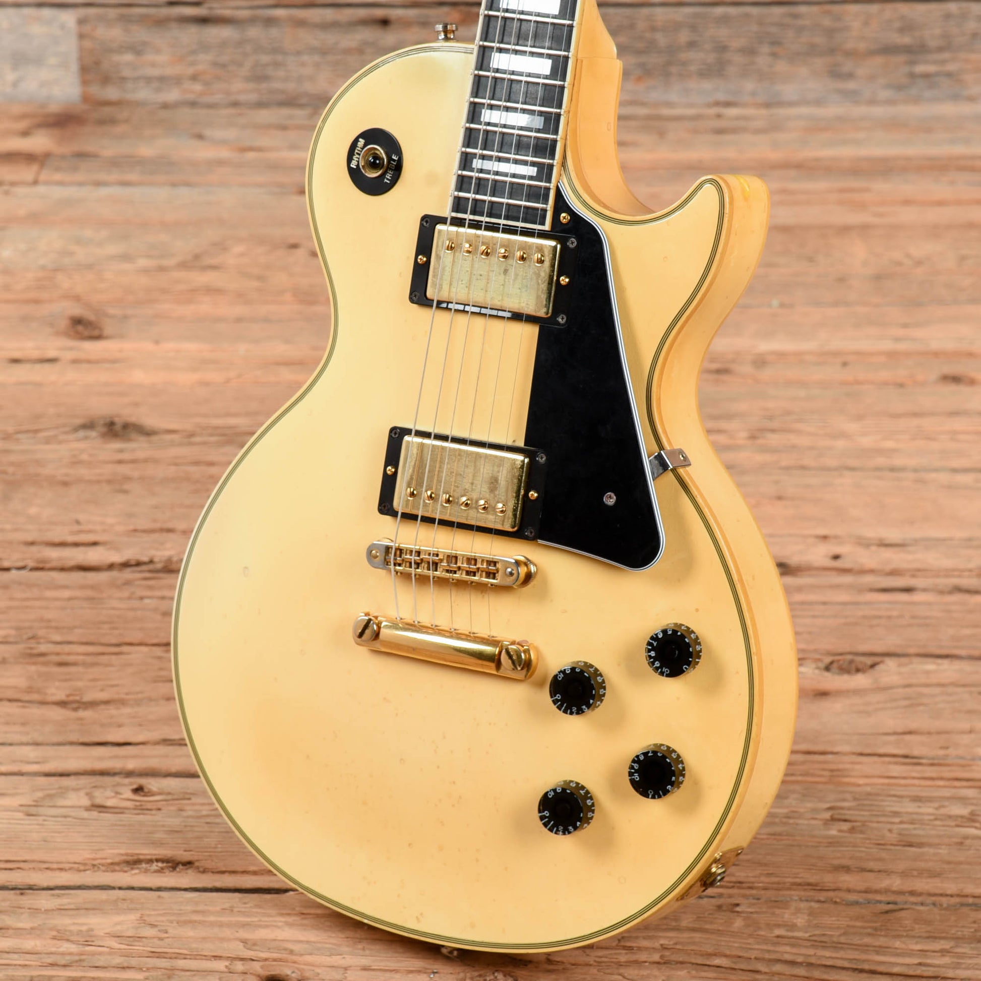 Gibson Les Paul Custom White 1989 Electric Guitars / Solid Body