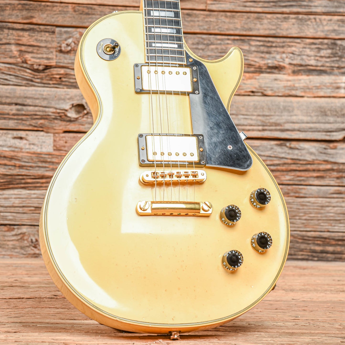 Gibson Les Paul Custom White 1989 Electric Guitars / Solid Body
