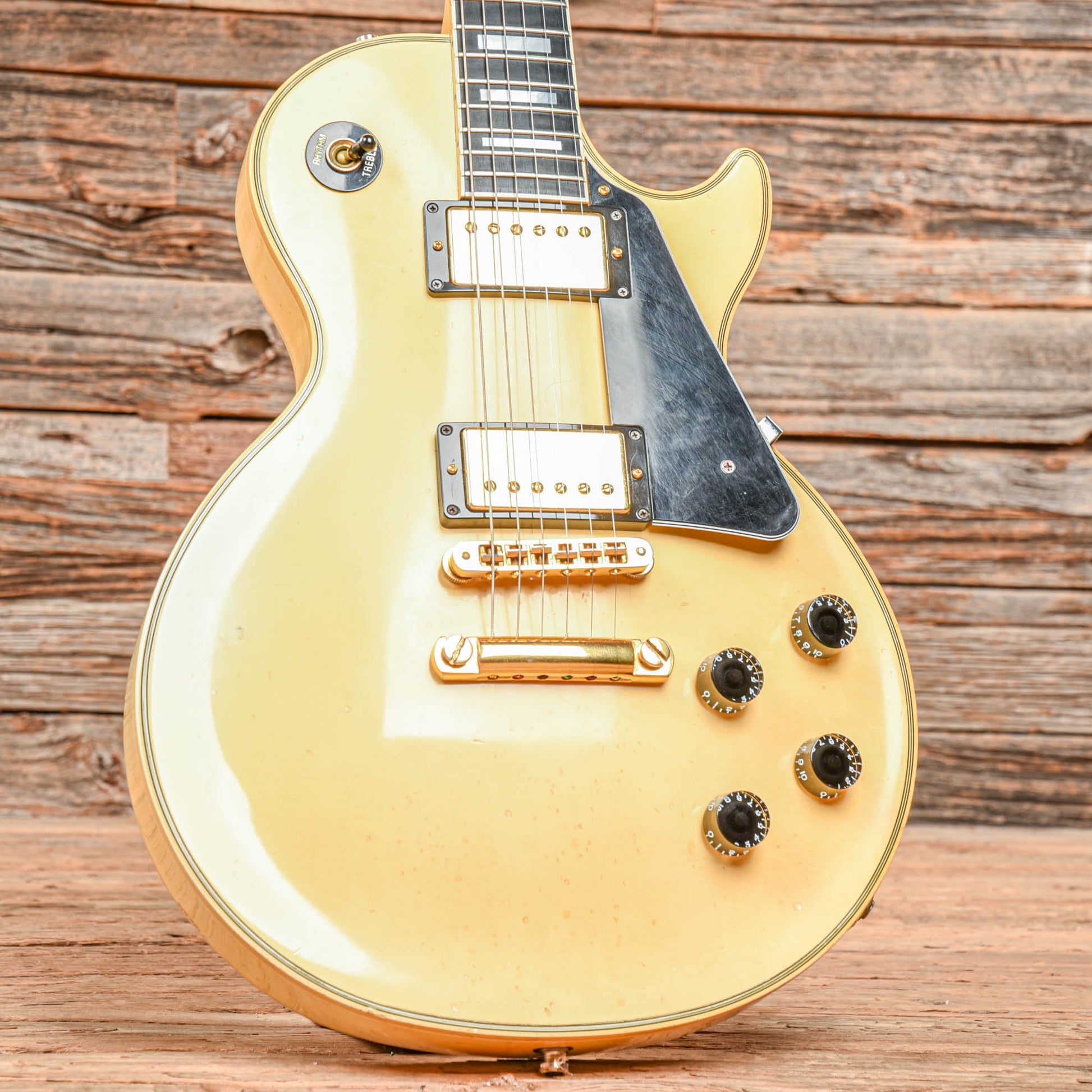 Gibson Les Paul Custom White 1989 Electric Guitars / Solid Body