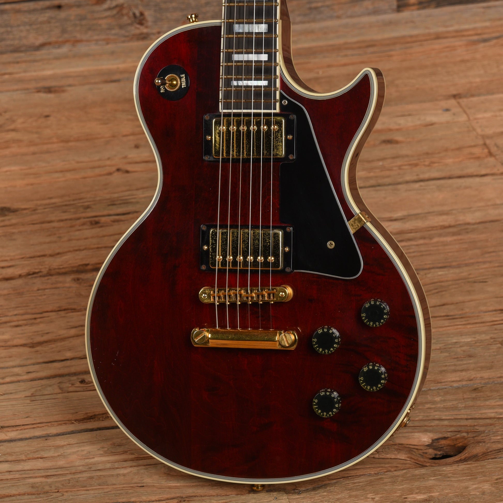 Gibson Les Paul Custom Wine Red 1980 Electric Guitars / Solid Body