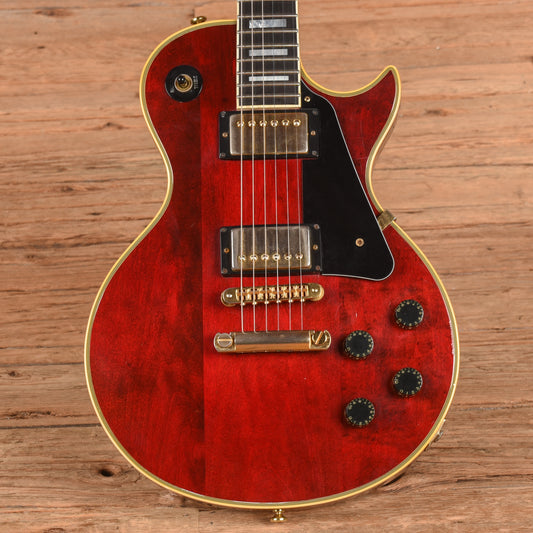 Gibson Les Paul Custom Wine Red 1981 Electric Guitars / Solid Body