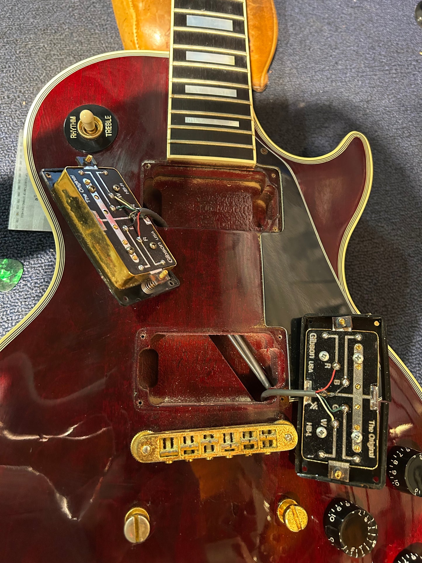 Gibson Les Paul Custom Wine Red 1989 Electric Guitars / Solid Body