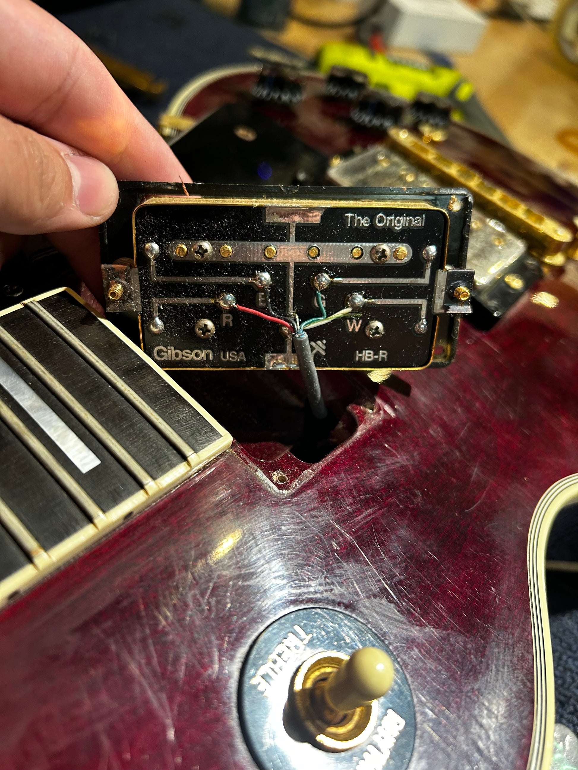 Gibson Les Paul Custom Wine Red 1989 Electric Guitars / Solid Body
