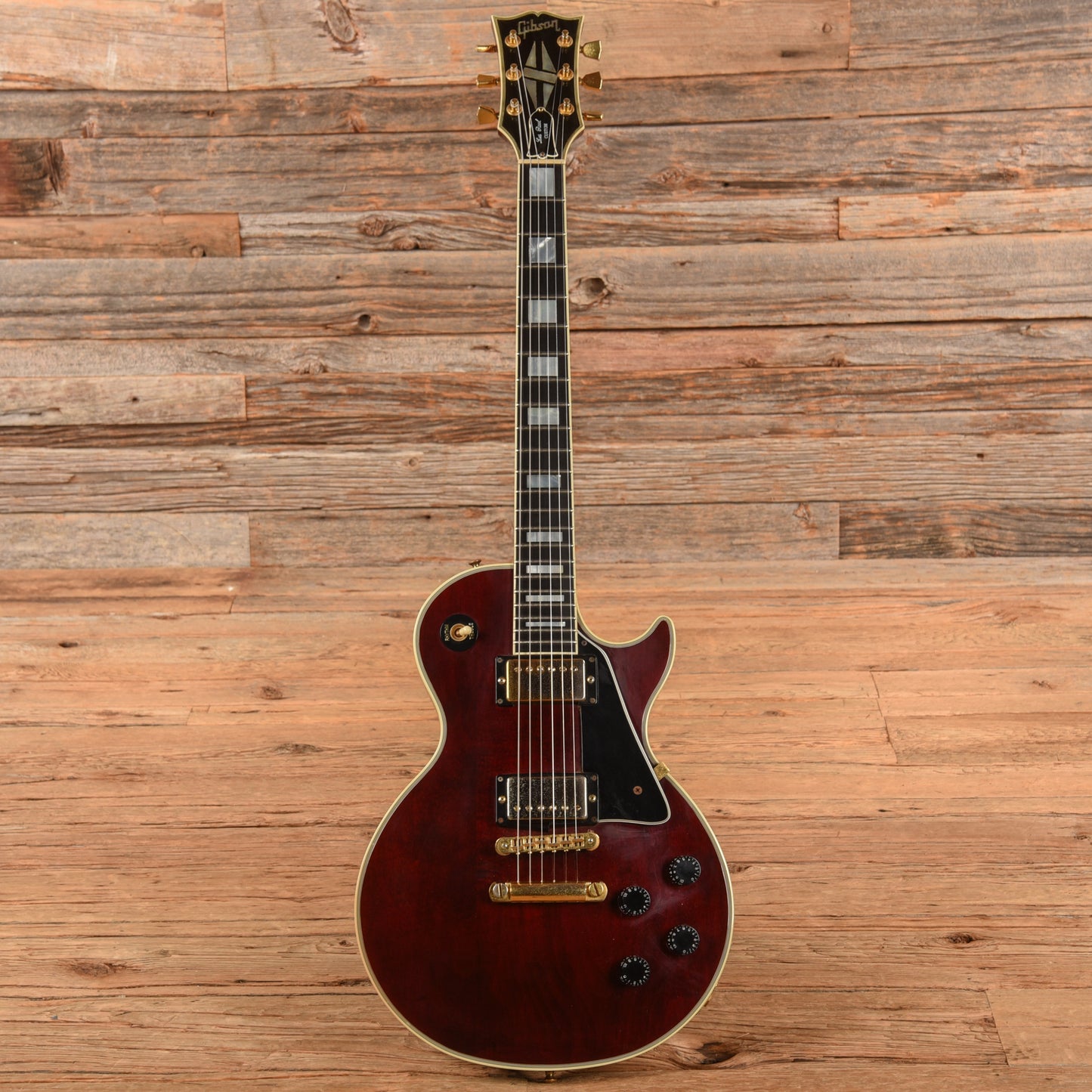 Gibson Les Paul Custom Wine Red 1989 Electric Guitars / Solid Body