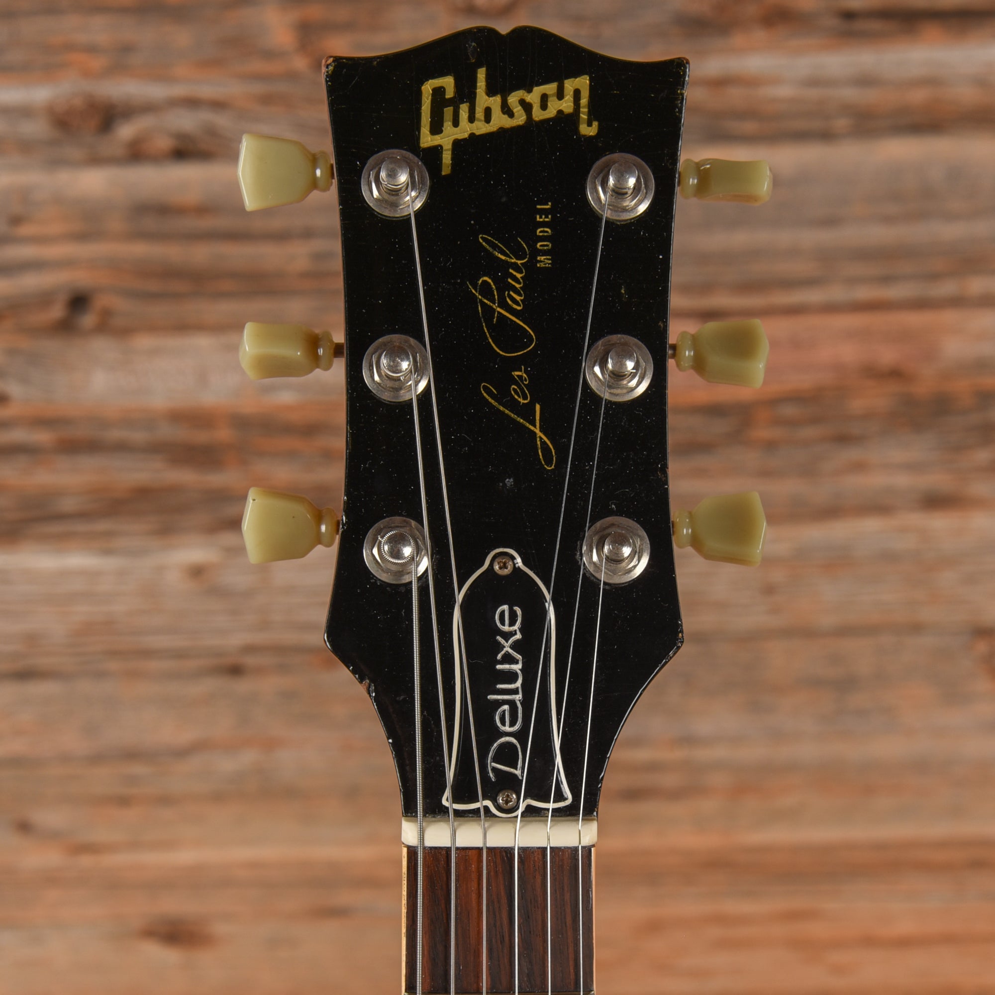 Gibson Les Paul Deluxe Black 1972 Electric Guitars / Solid Body