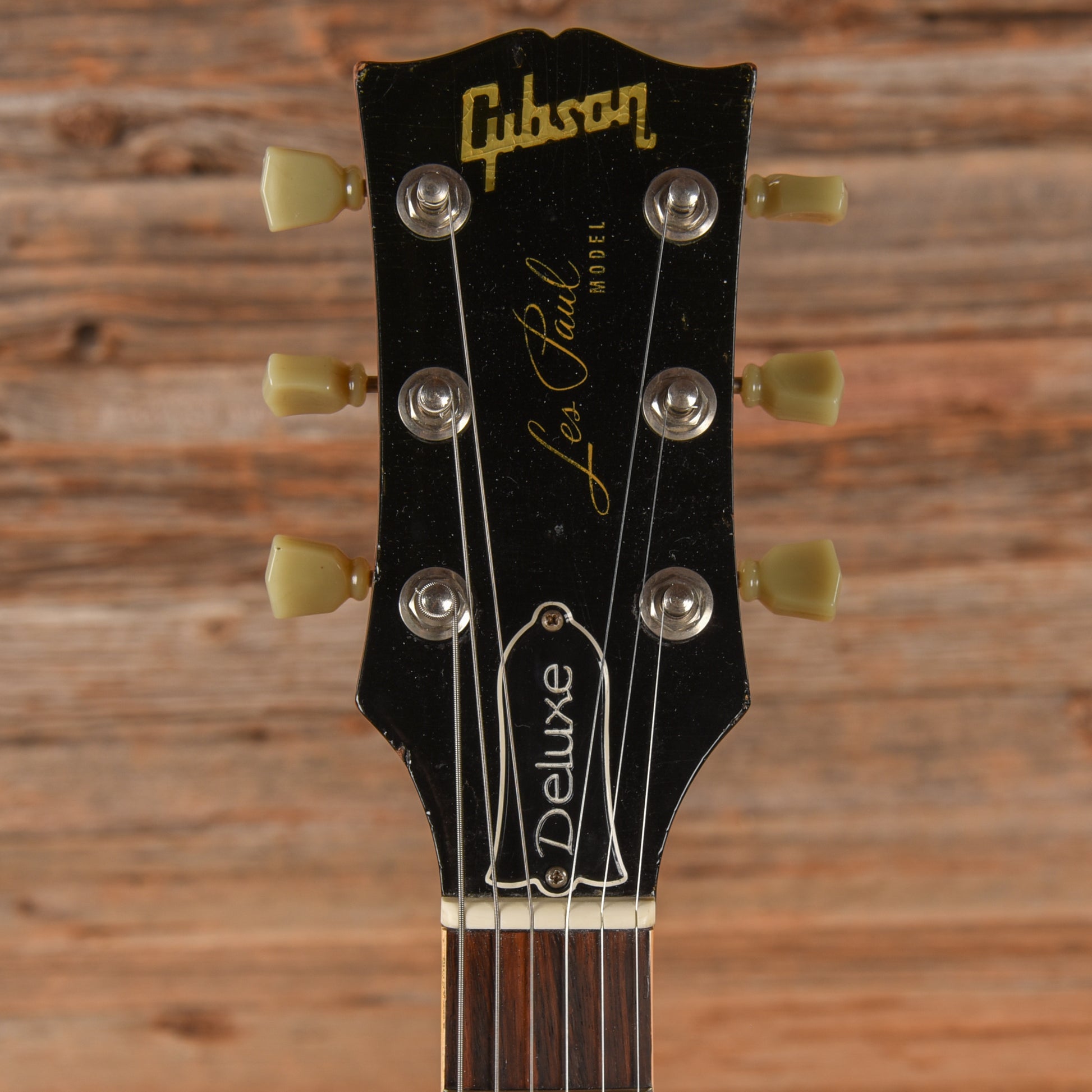 Gibson Les Paul Deluxe Black 1972 Electric Guitars / Solid Body