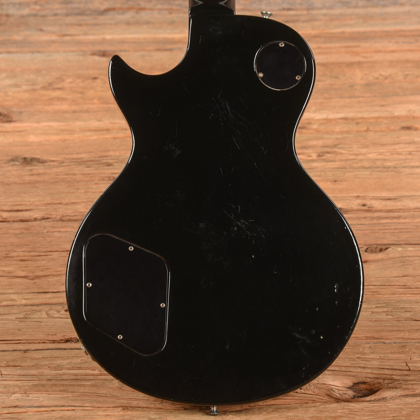 Gibson Les Paul Deluxe Black 1980 Electric Guitars / Solid Body