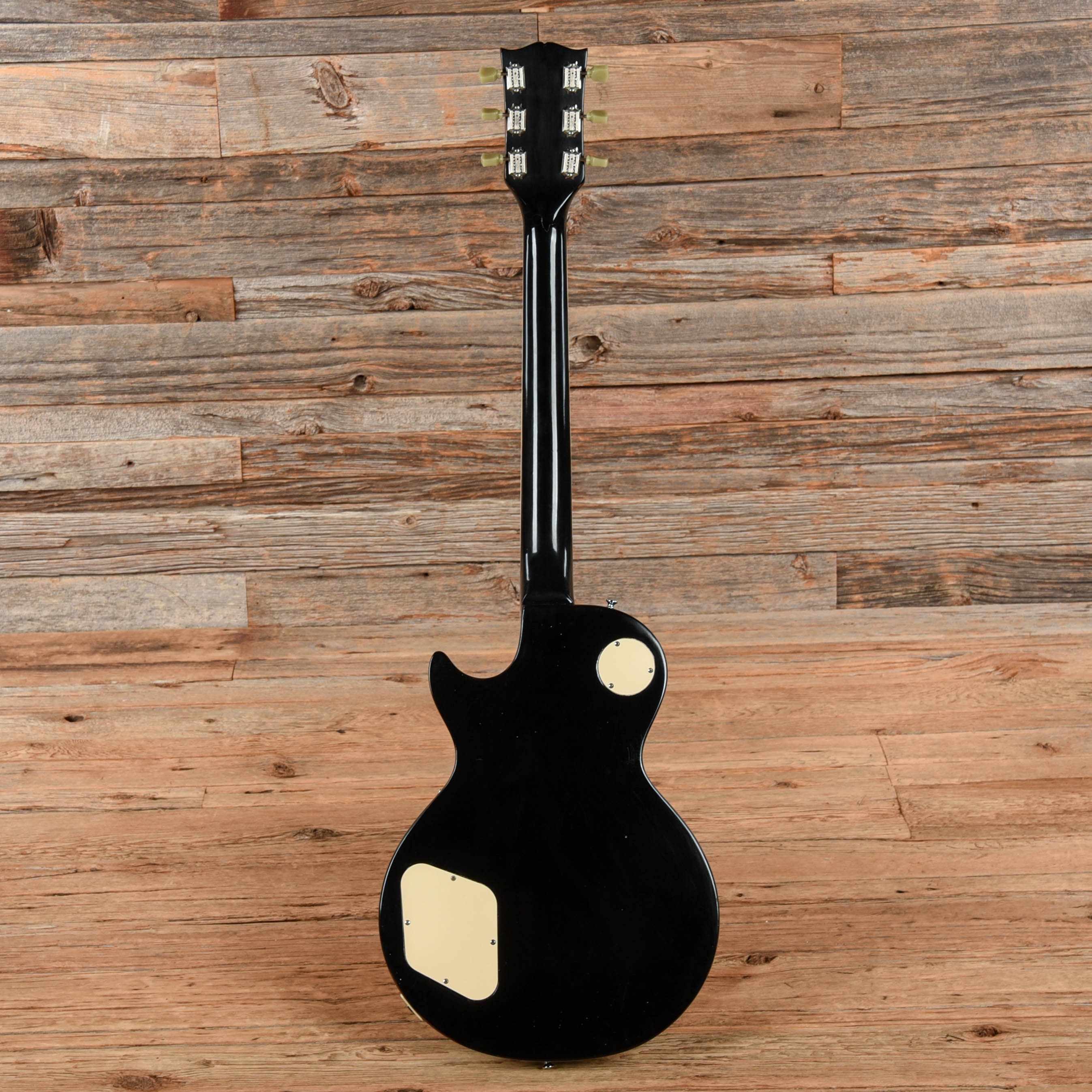 Gibson Les Paul Deluxe Black Refin 1970s Electric Guitars / Solid Body