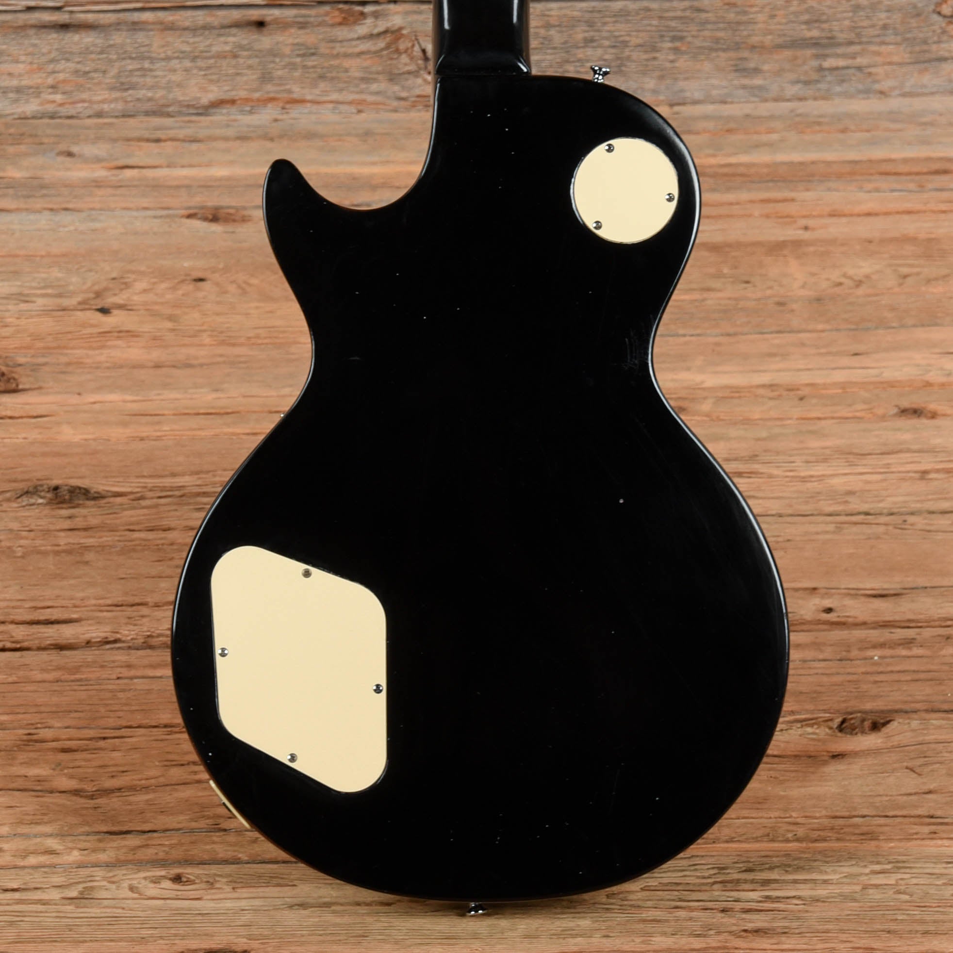 Gibson Les Paul Deluxe Black Refin 1970s Electric Guitars / Solid Body