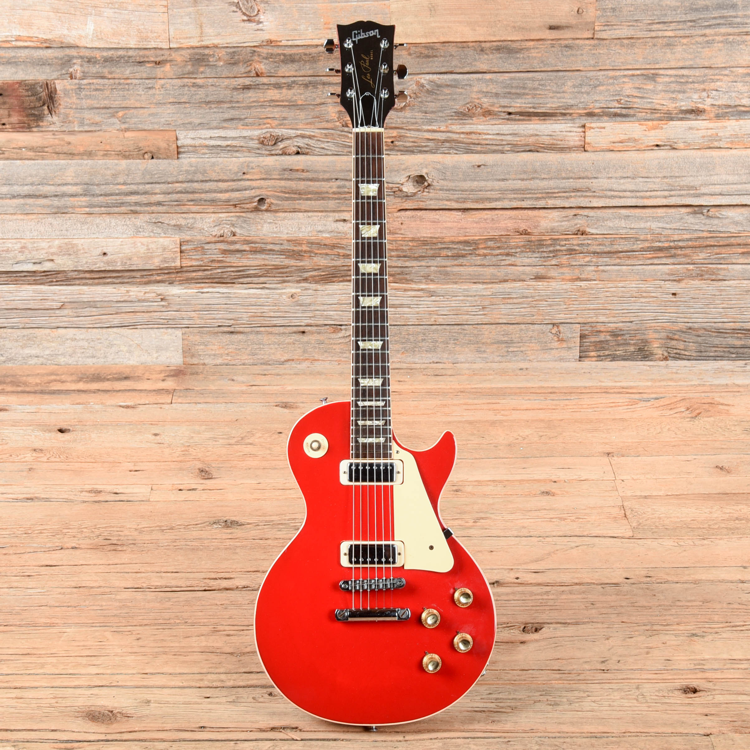Gibson Les Paul Deluxe Red Refin 1975 Electric Guitars / Solid Body
