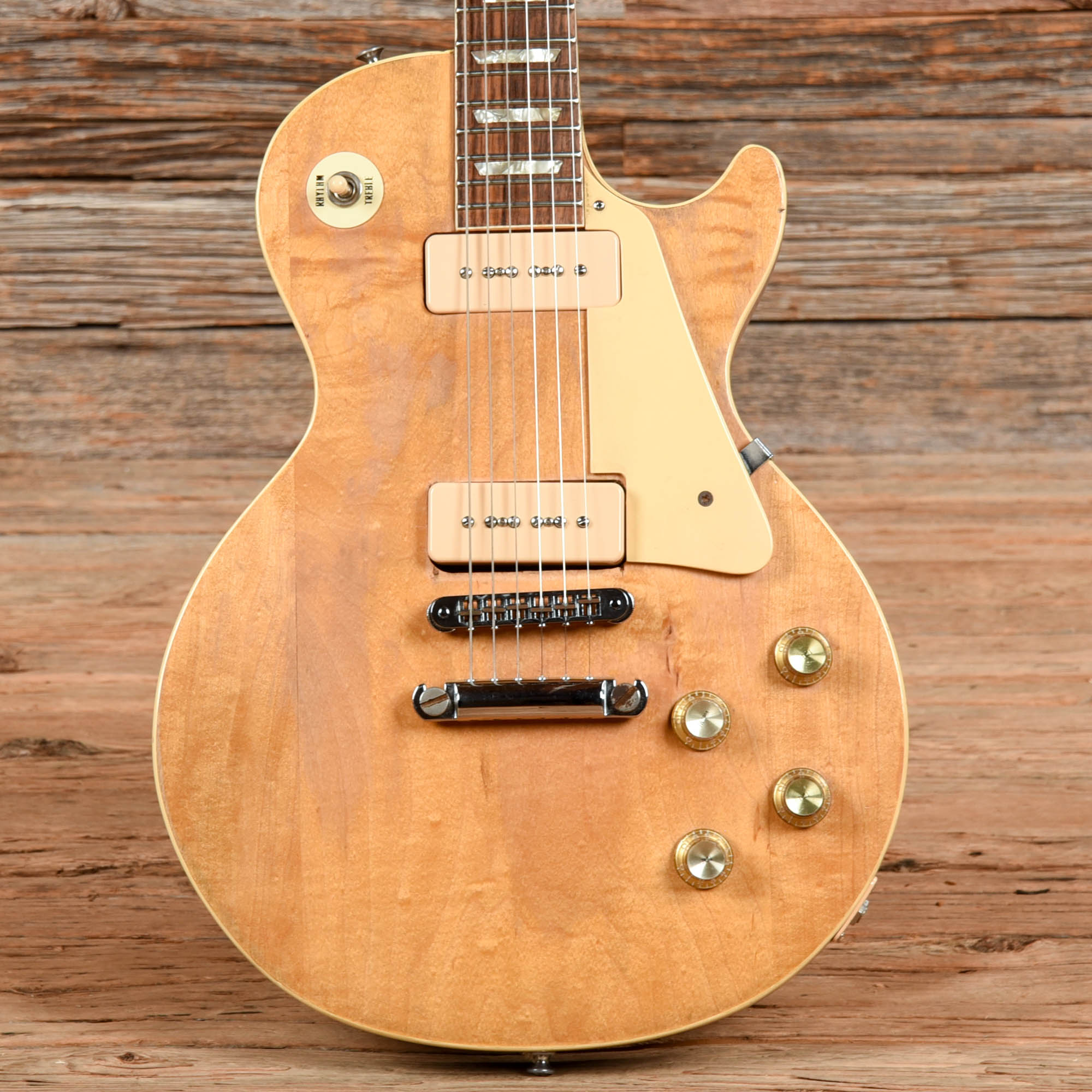 Gibson Les Paul Deluxe Stripped Natural 1972 Electric Guitars / Solid Body