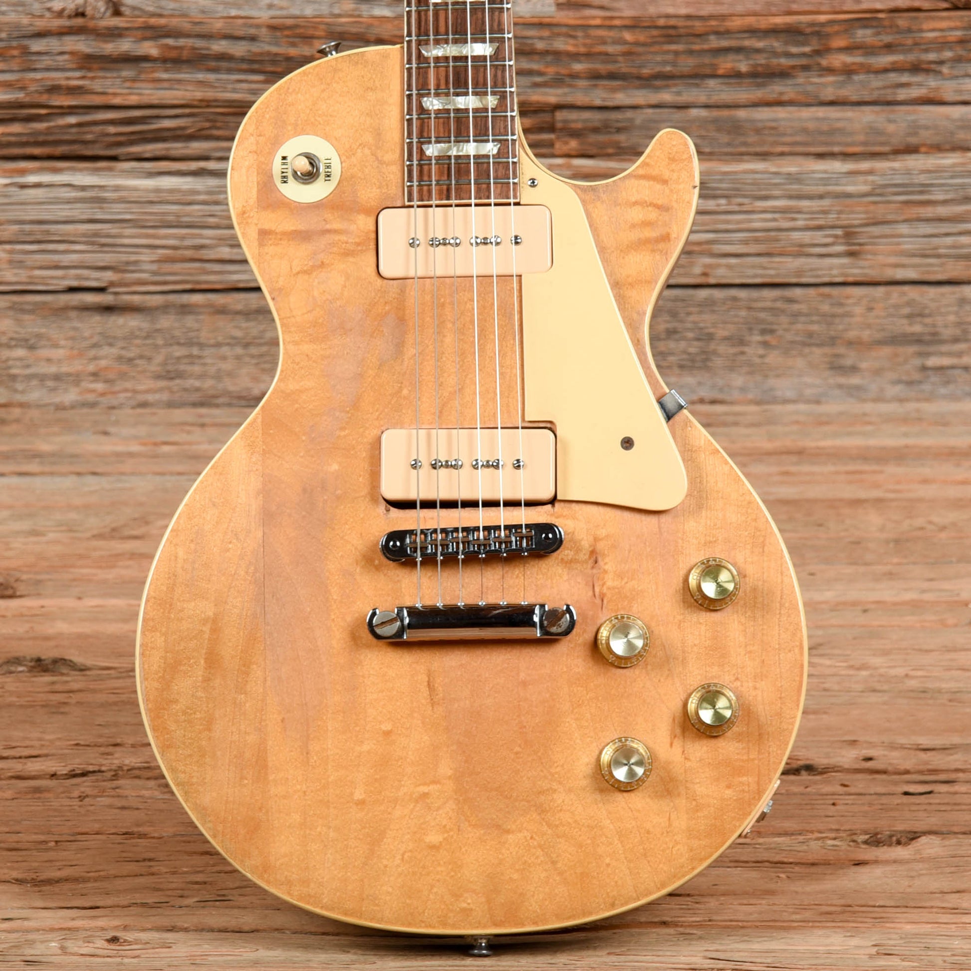 Gibson Les Paul Deluxe Stripped Natural 1972 Electric Guitars / Solid Body