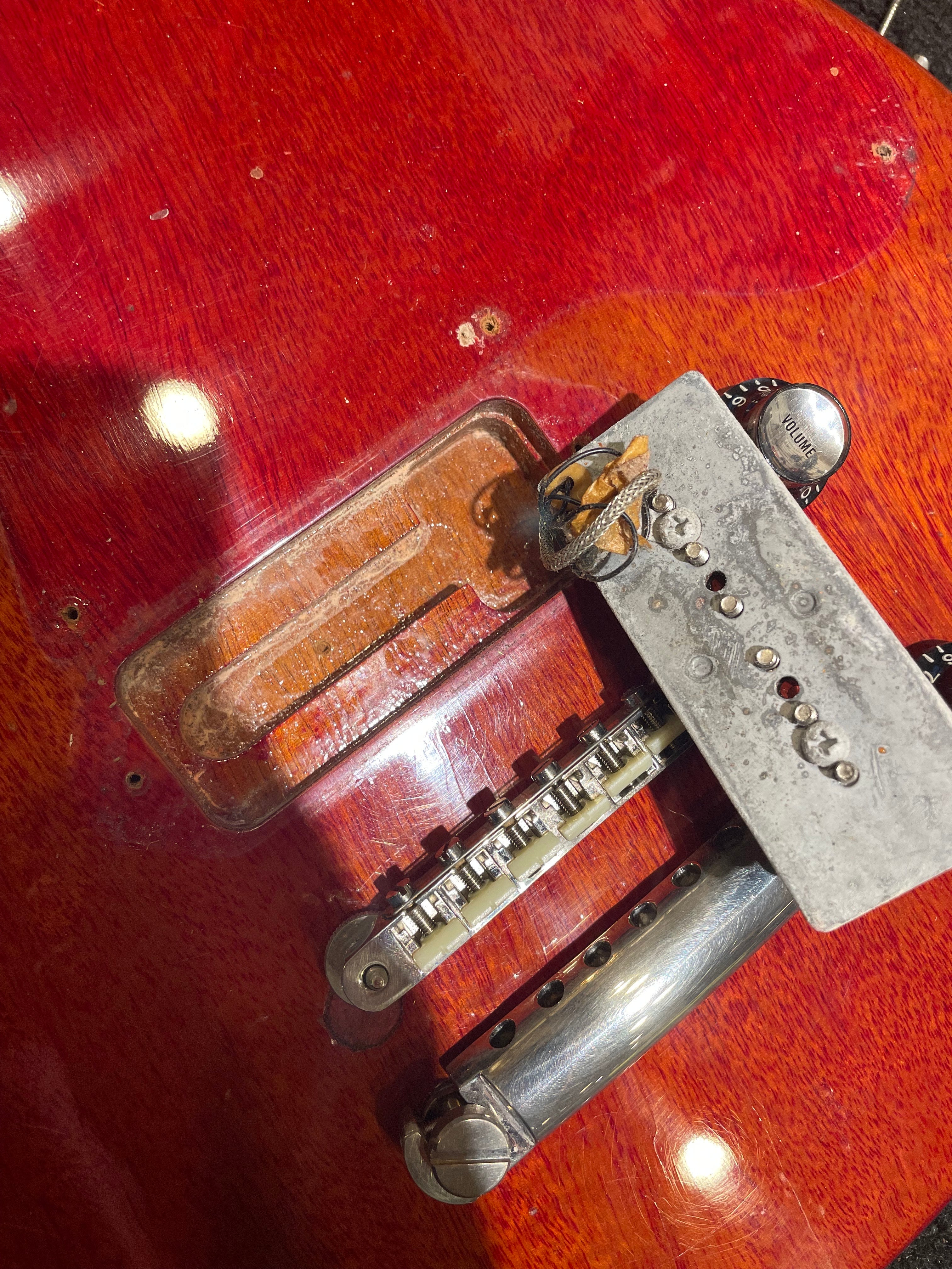 Gibson Les Paul Junior 3/4 Cherry 1961 - Dave Amato of REO Speedwagon Electric Guitars / Solid Body