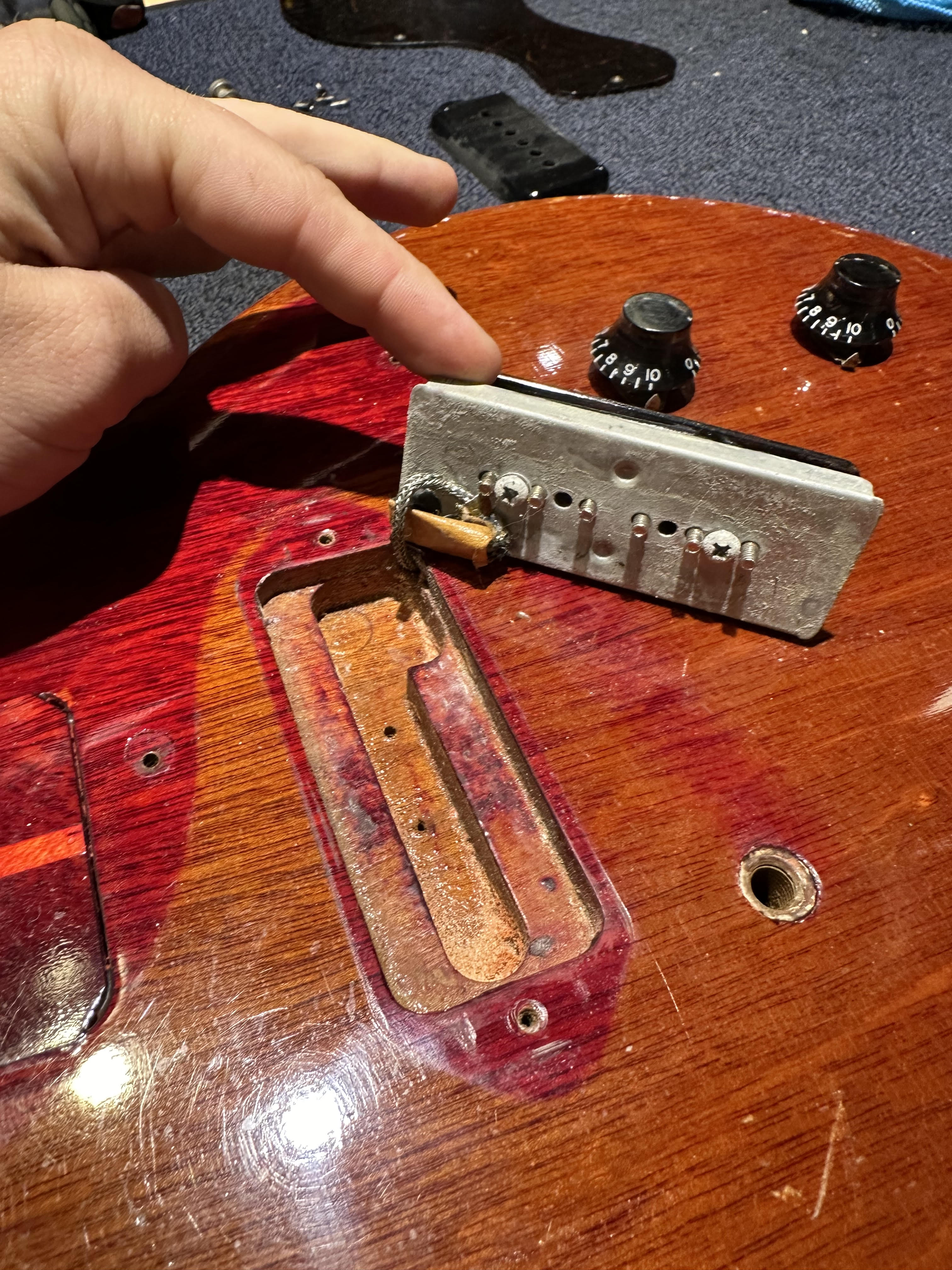 Gibson Les Paul Junior DC Cherry 1958 Electric Guitars / Solid Body