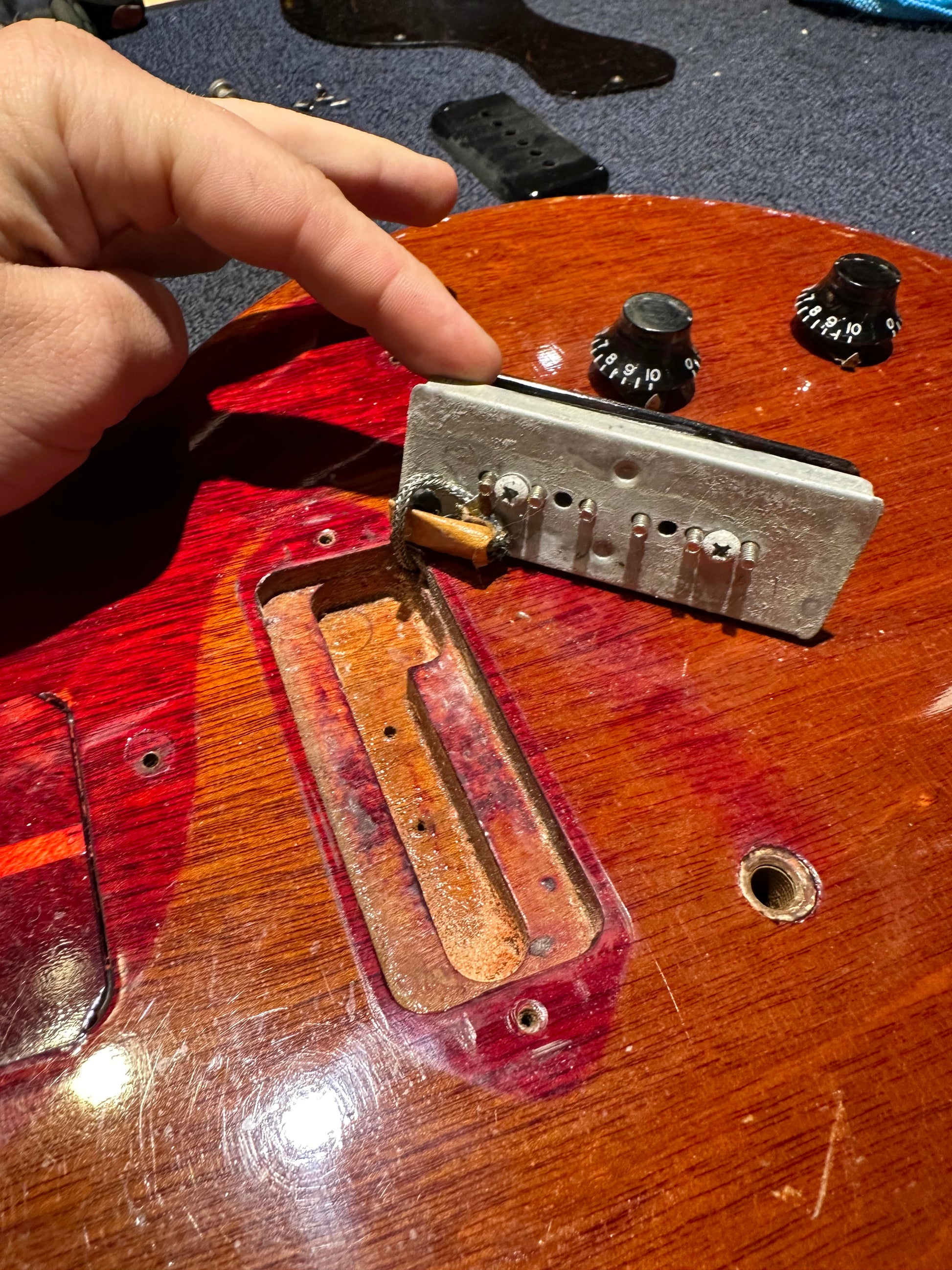 Gibson Les Paul Junior DC Cherry 1958 Electric Guitars / Solid Body