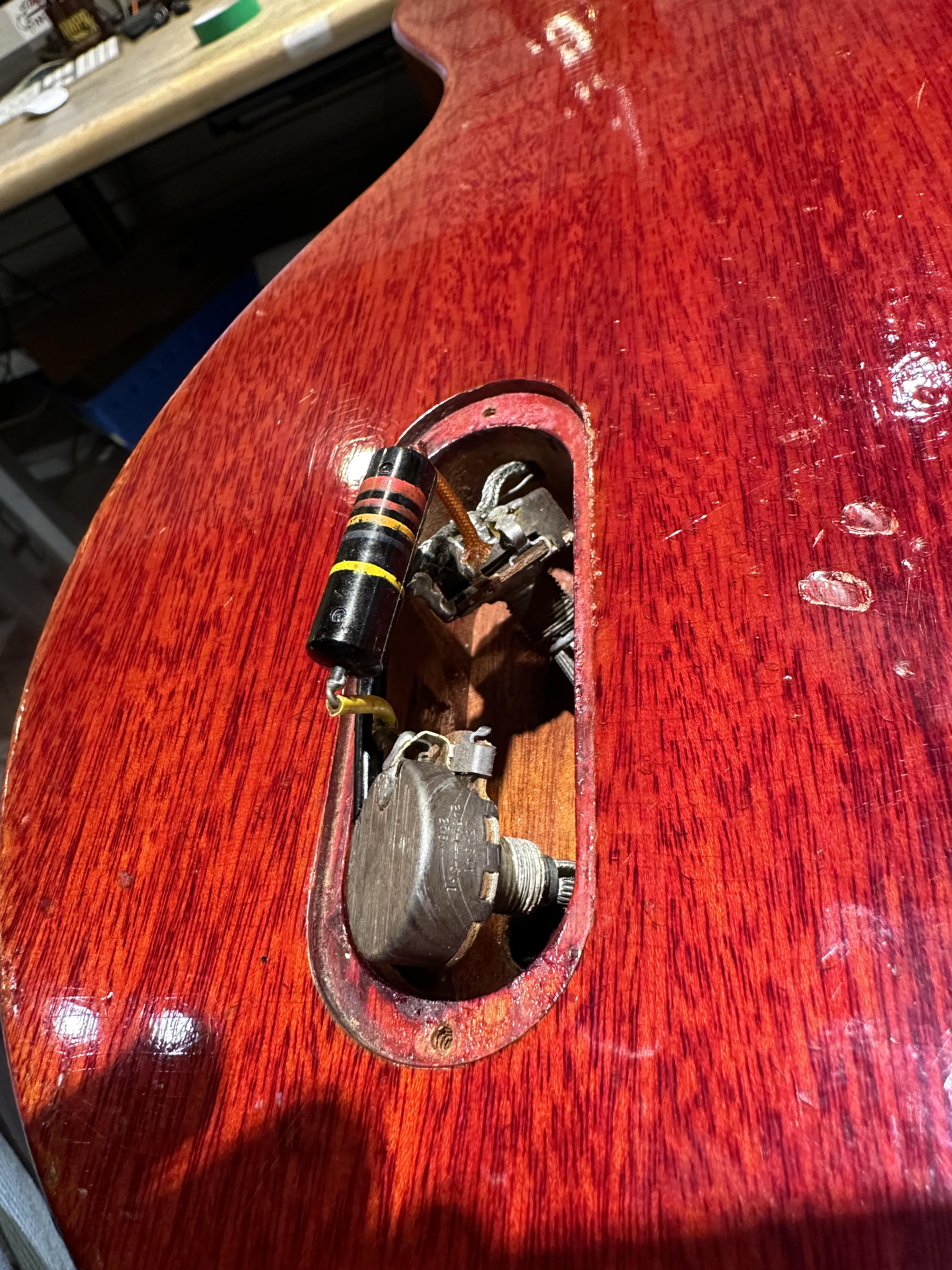 Gibson Les Paul Junior DC Cherry 1958 Electric Guitars / Solid Body