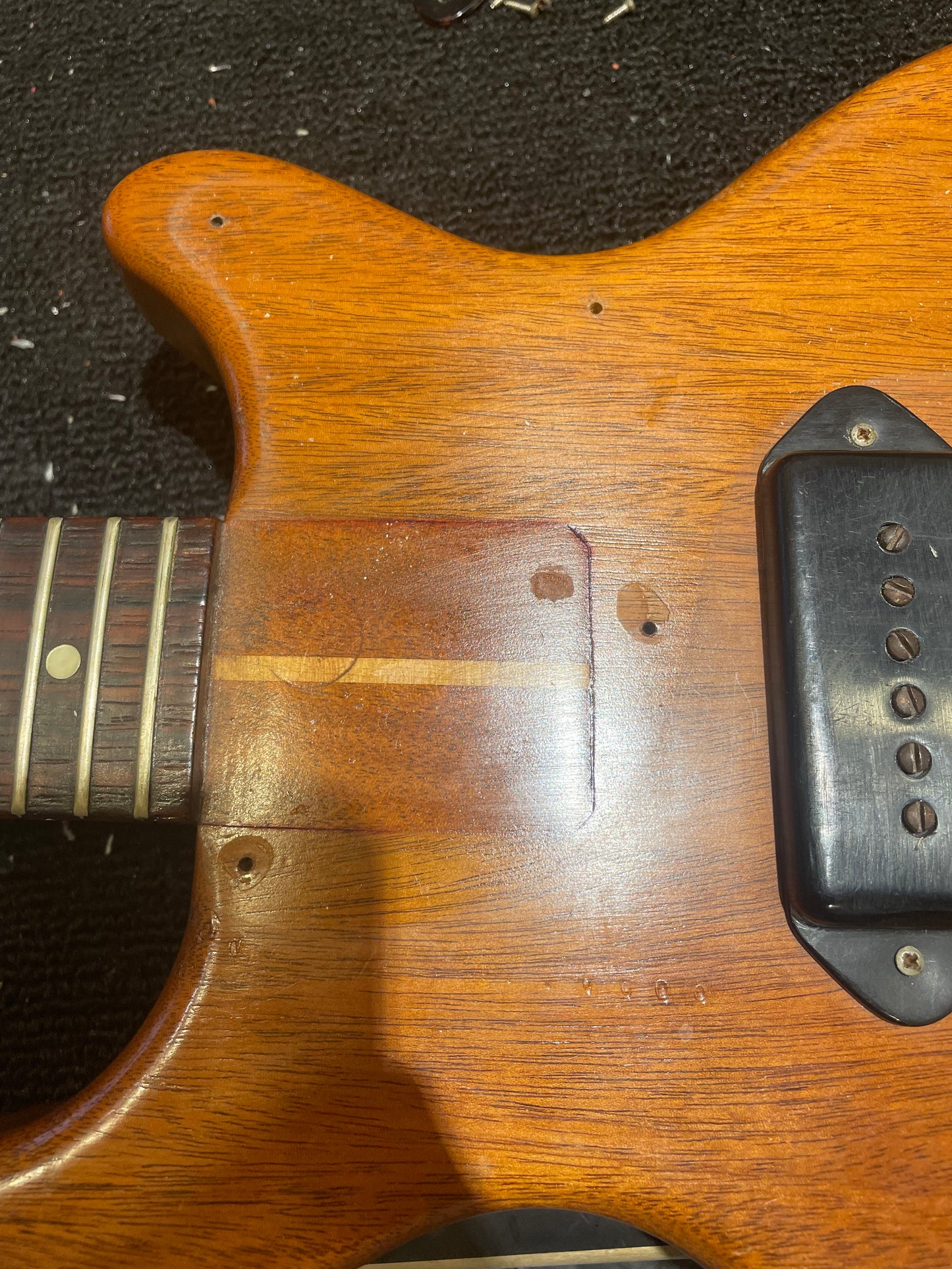 Gibson Les Paul Junior Doublecut Natural Refin 1959 Electric Guitars / Solid Body