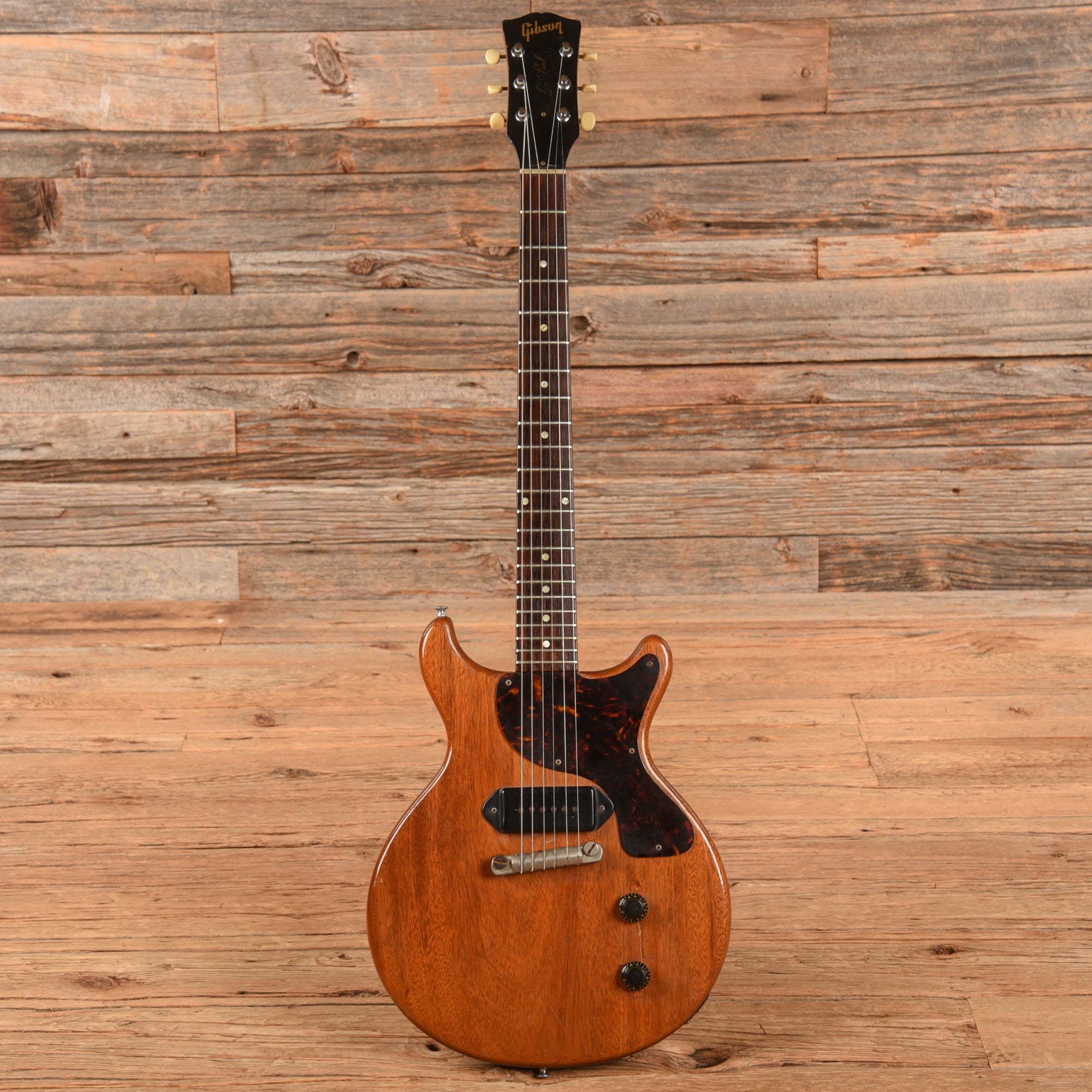 Gibson Les Paul Junior Doublecut Natural Refin 1959 Electric Guitars / Solid Body