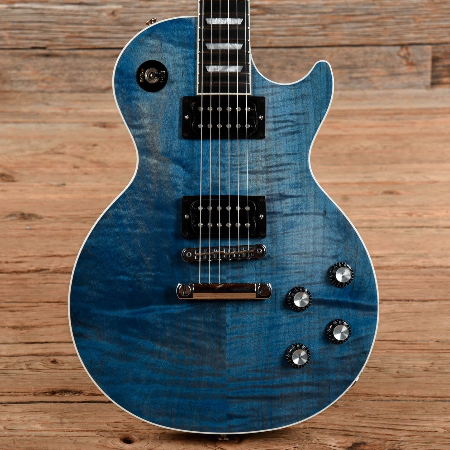 Gibson Les Paul Les Paul Signature Player Plus Satin Ocean Blue 2018 Electric Guitars / Solid Body