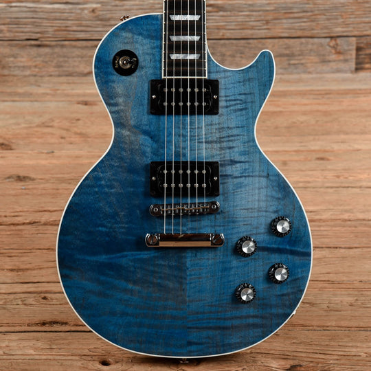 Gibson Les Paul Les Paul Signature Player Plus Satin Ocean Blue 2018 Electric Guitars / Solid Body