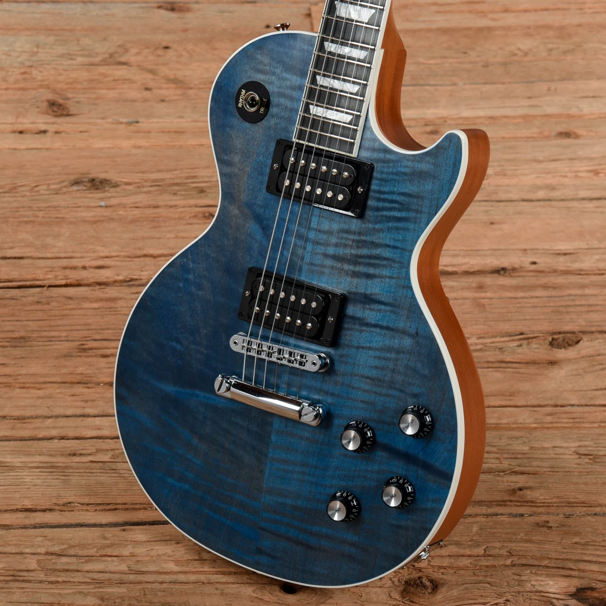 Gibson Les Paul Les Paul Signature Player Plus Satin Ocean Blue 2018 Electric Guitars / Solid Body