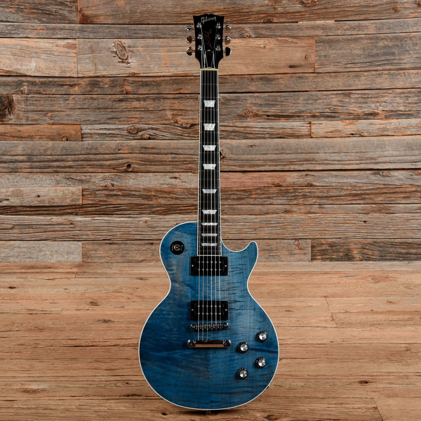 Gibson Les Paul Les Paul Signature Player Plus Satin Ocean Blue 2018 Electric Guitars / Solid Body