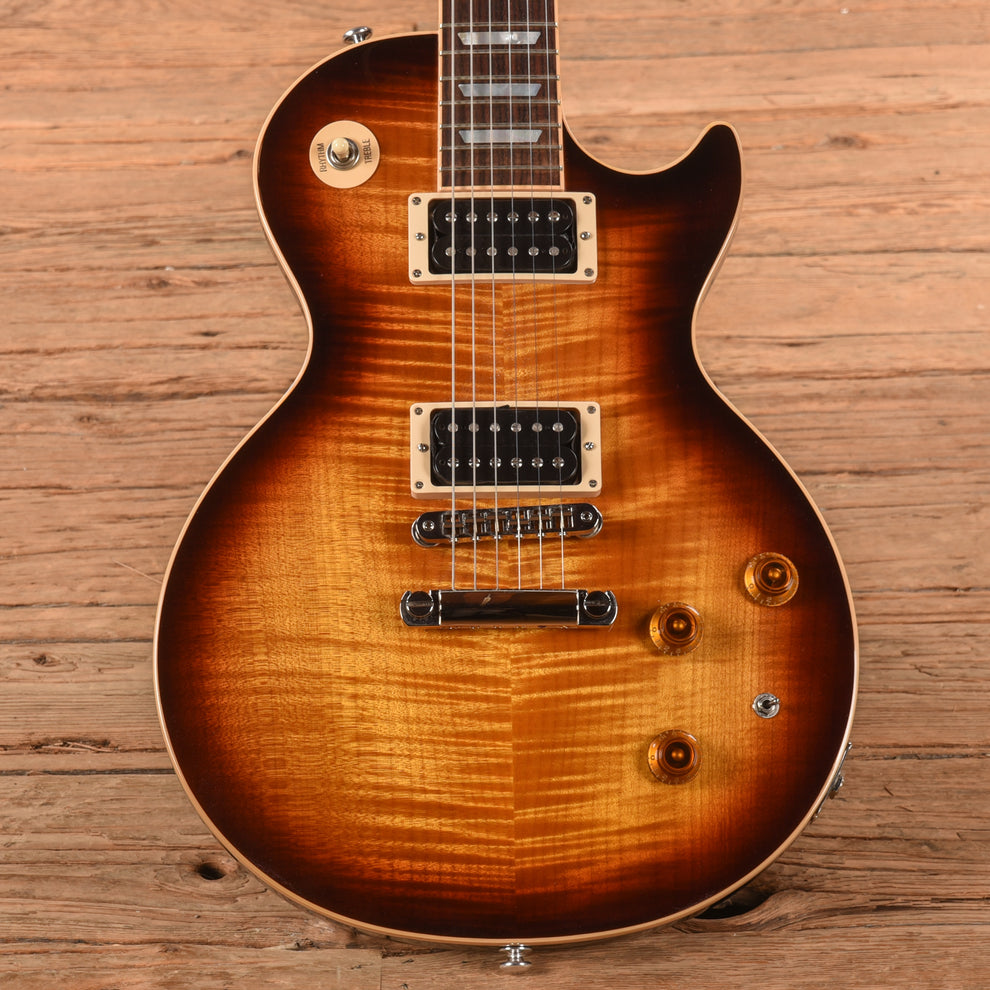 Pierc Less Plus Gibson Les Paul Less Plus Desert Burst 2014 – Chicago Music Exchange