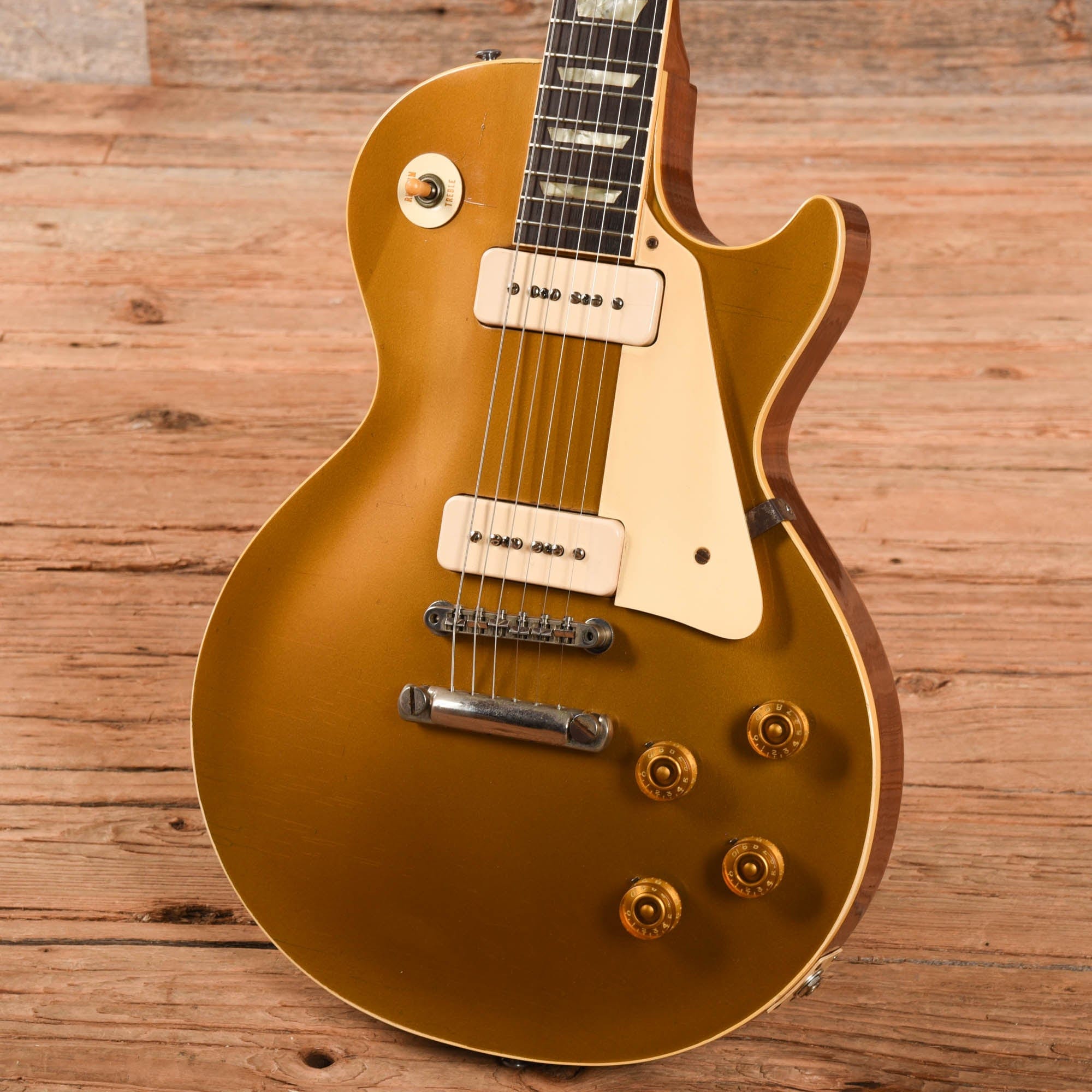 Gibson Les Paul Model 1955 Goldtop Electric Guitars / Solid Body