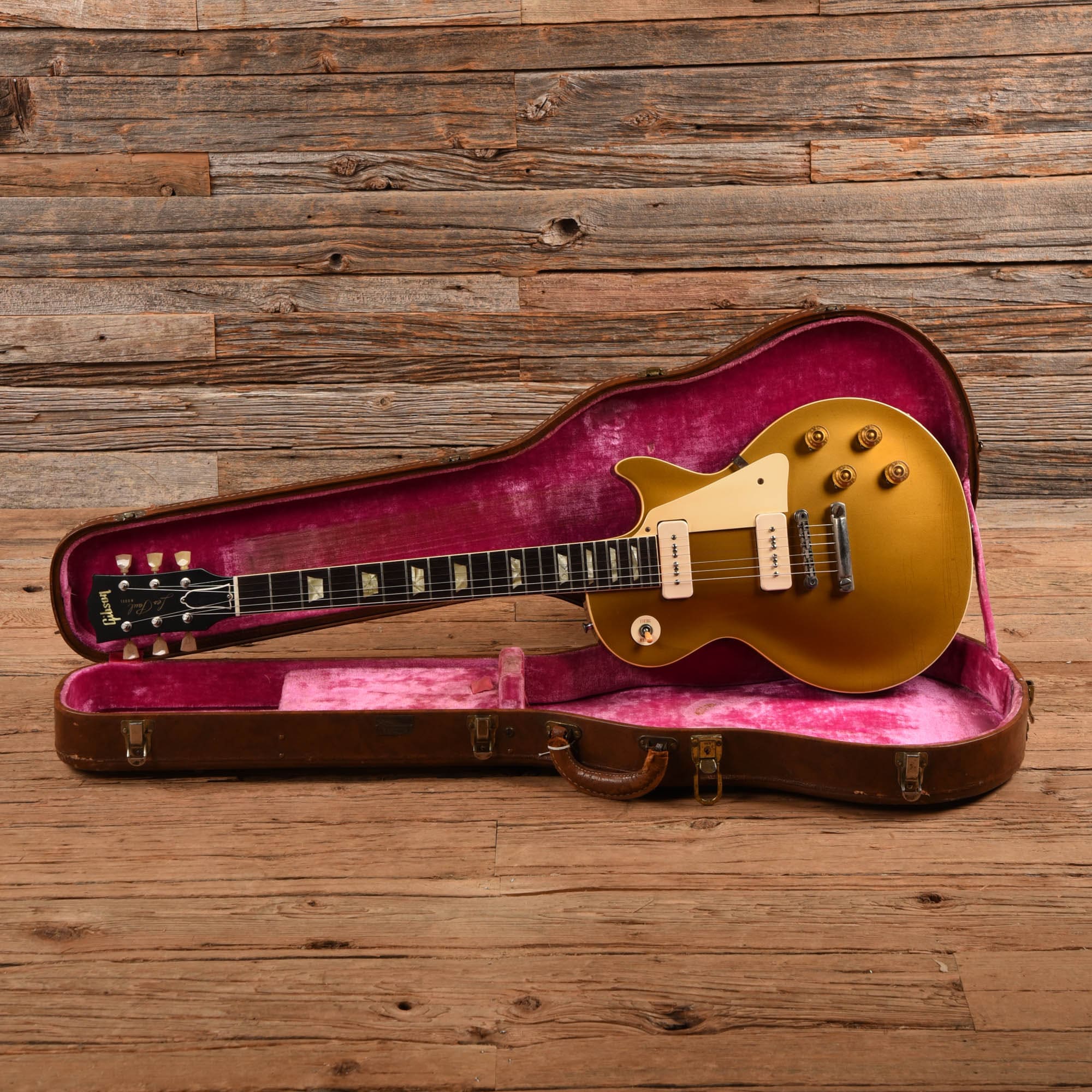 Gibson Les Paul Model 1955 Goldtop Electric Guitars / Solid Body