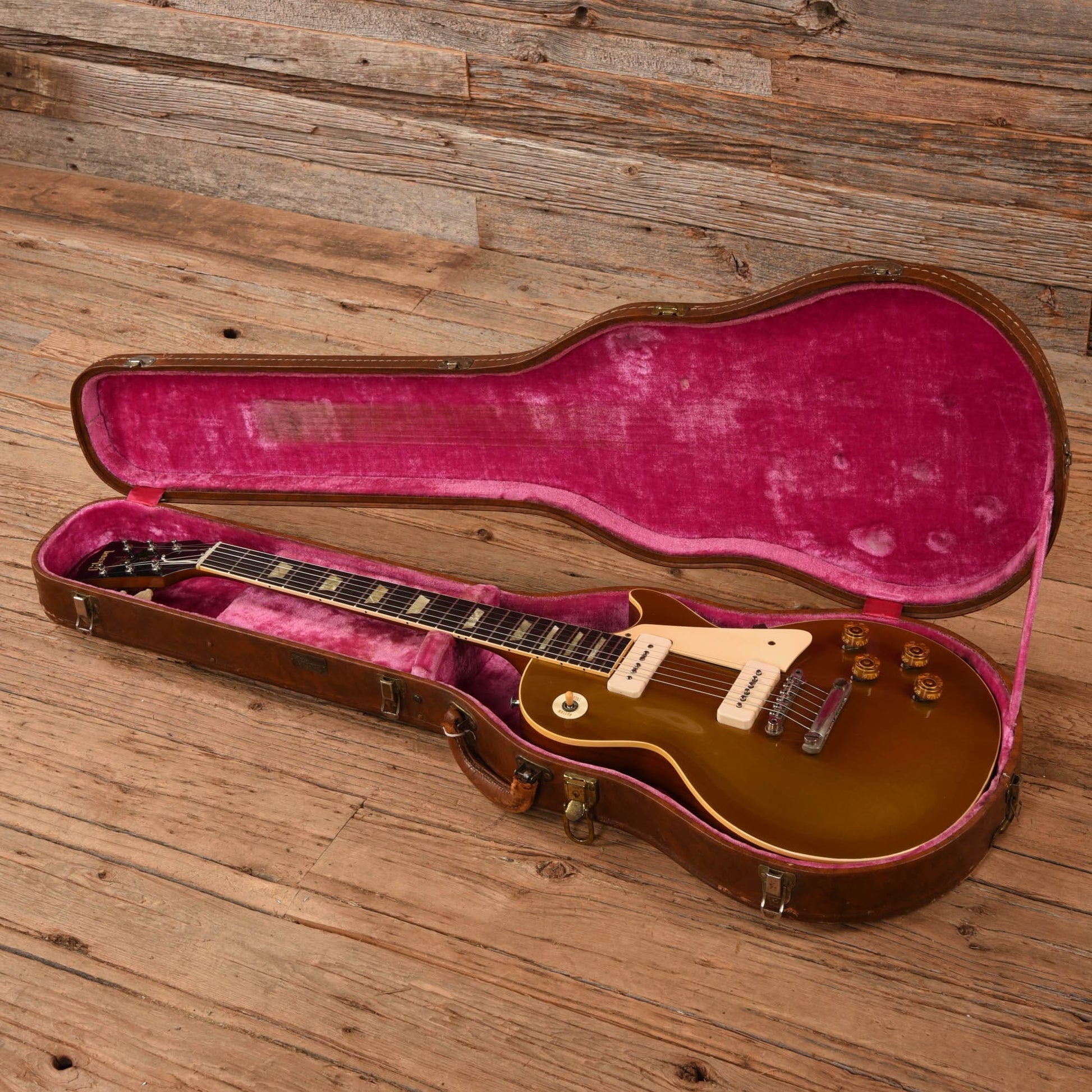 Gibson Les Paul Model 1955 Goldtop Electric Guitars / Solid Body