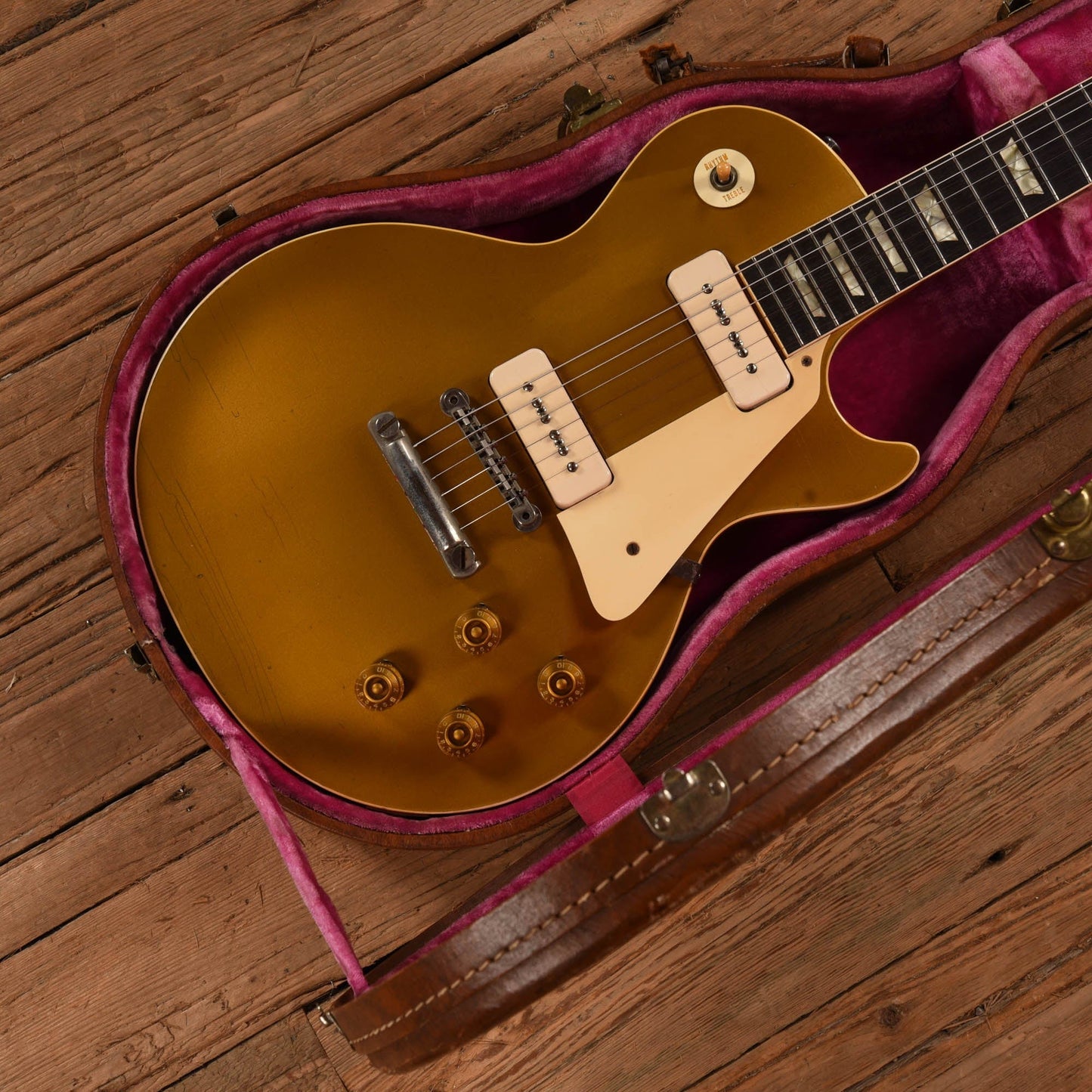 Gibson Les Paul Model 1955 Goldtop Electric Guitars / Solid Body