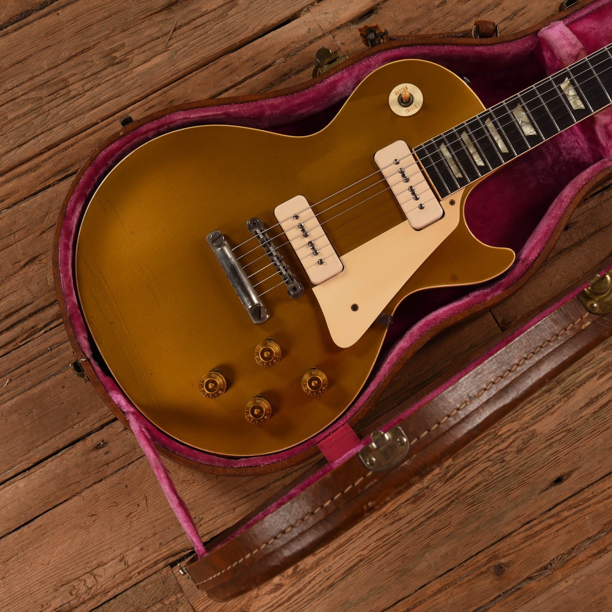 Gibson Les Paul Model 1955 Goldtop Electric Guitars / Solid Body