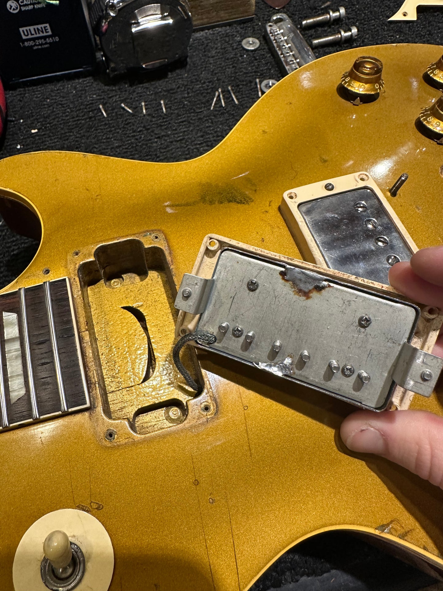 Gibson Les Paul Model Goldtop 1957 Electric Guitars / Solid Body