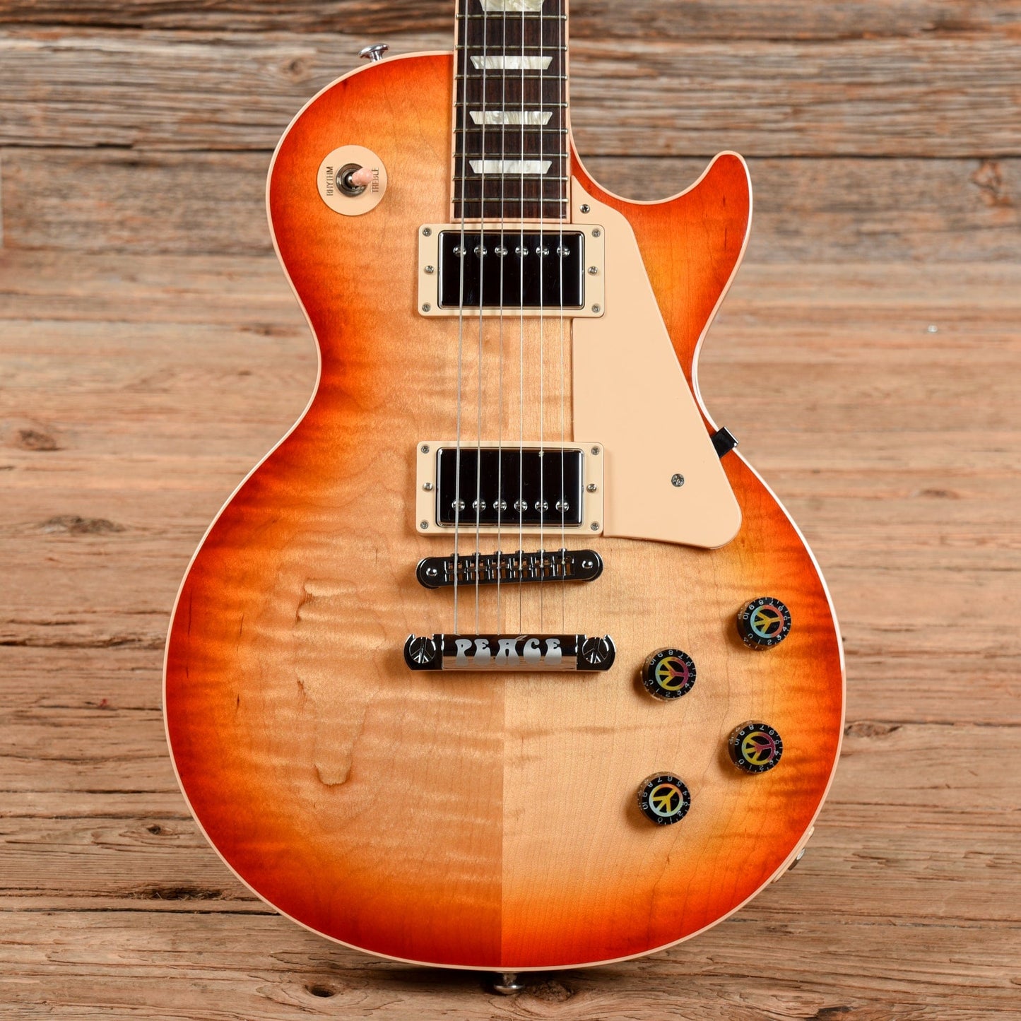 Gibson Les Paul Peace 2014 Limited Edition - Serenity Sunrise Sunburst Electric Guitars / Solid Body