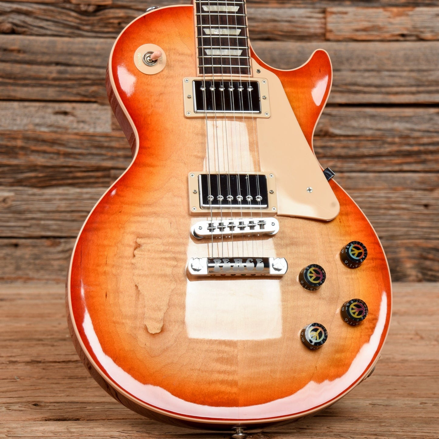 Gibson Les Paul Peace 2014 Limited Edition - Serenity Sunrise Sunburst Electric Guitars / Solid Body