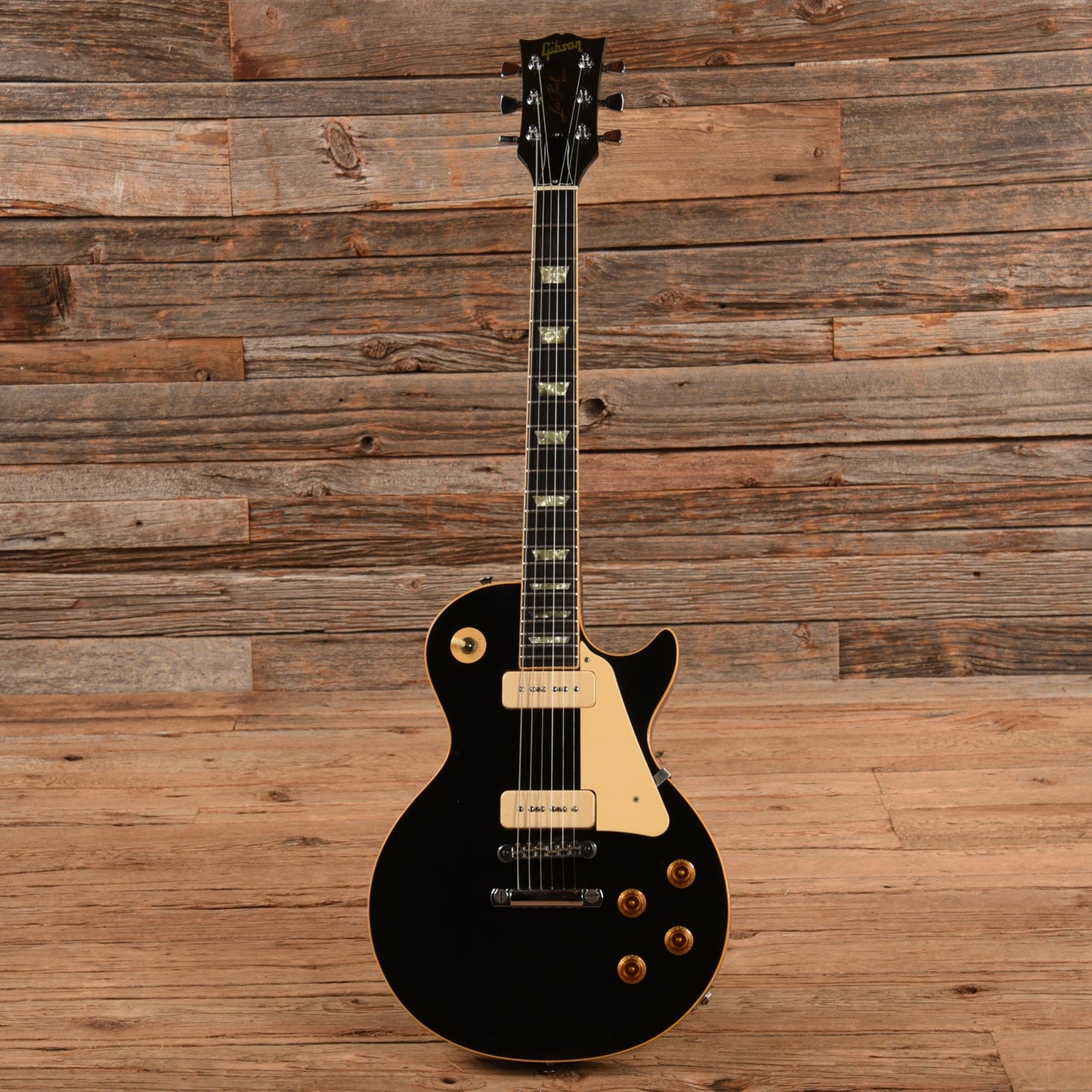 Gibson Les Paul Pro Deluxe Black 1977 Electric Guitars / Solid Body