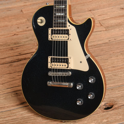 Gibson Les Paul Pro Deluxe Blue Sparkle Refin 1977 Electric Guitars / Solid Body